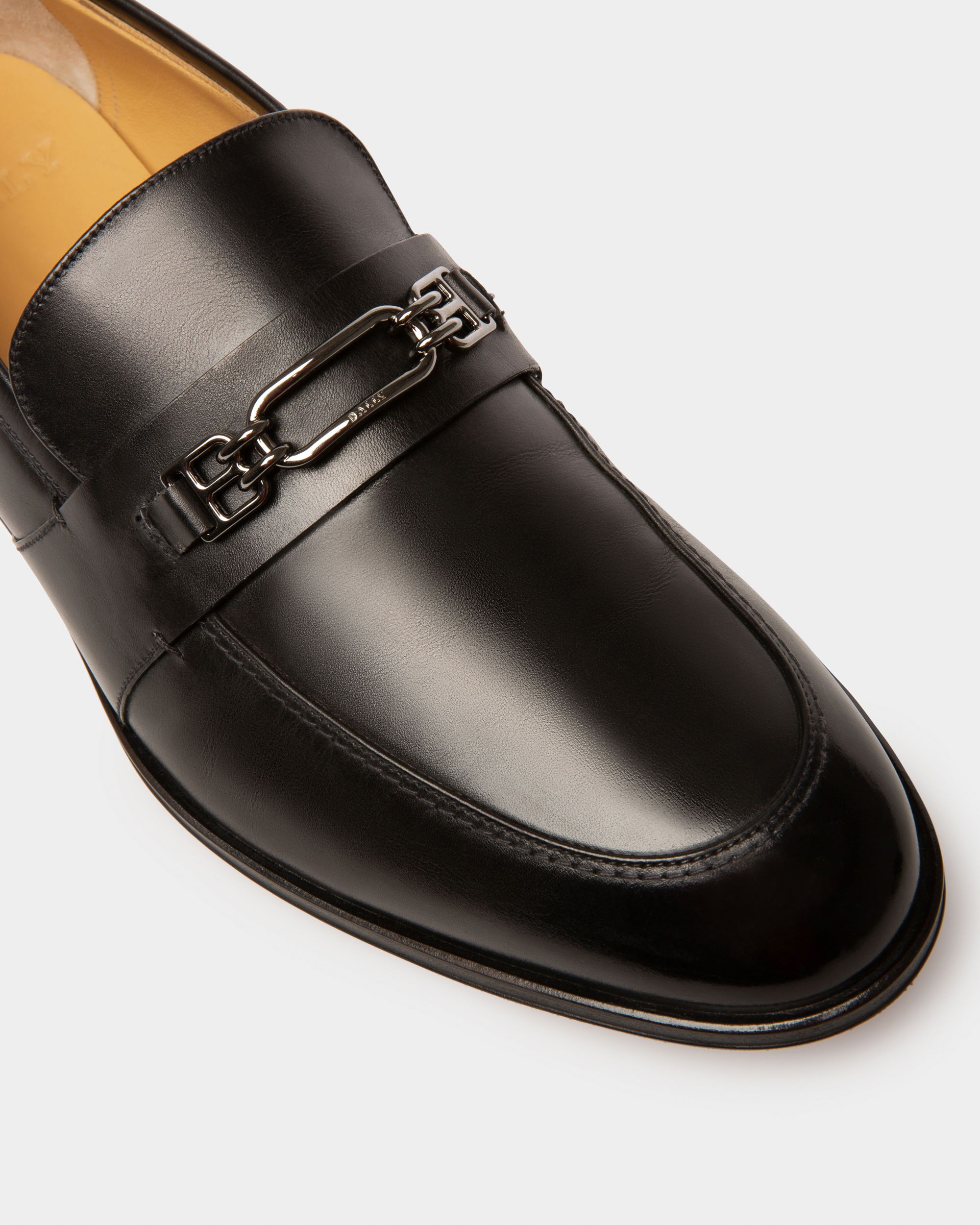 Wesper Leather Loafers In Black - Homme - Bally - 05