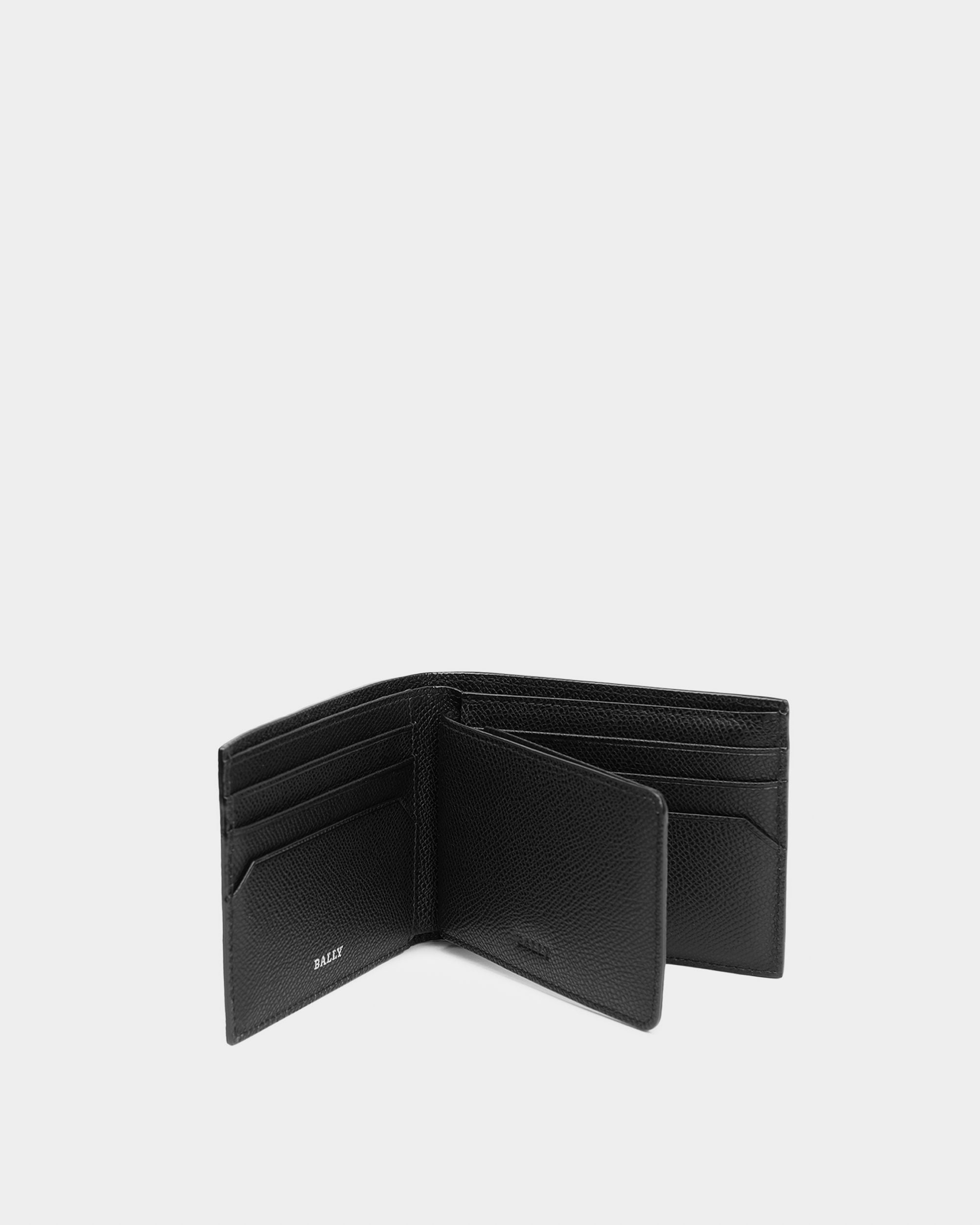 Tydan Leather Wallet In Black - Homme - Bally - 03