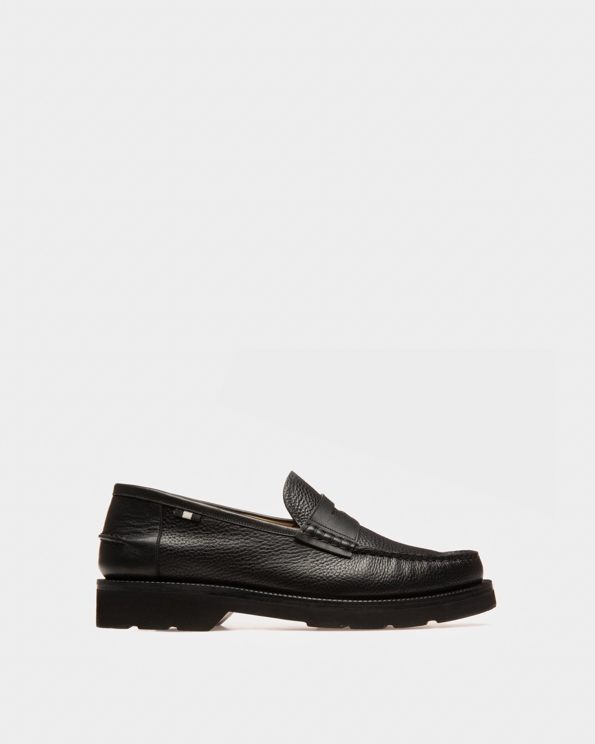 Noah Leather Loafers In Black - Homme - Bally - 01