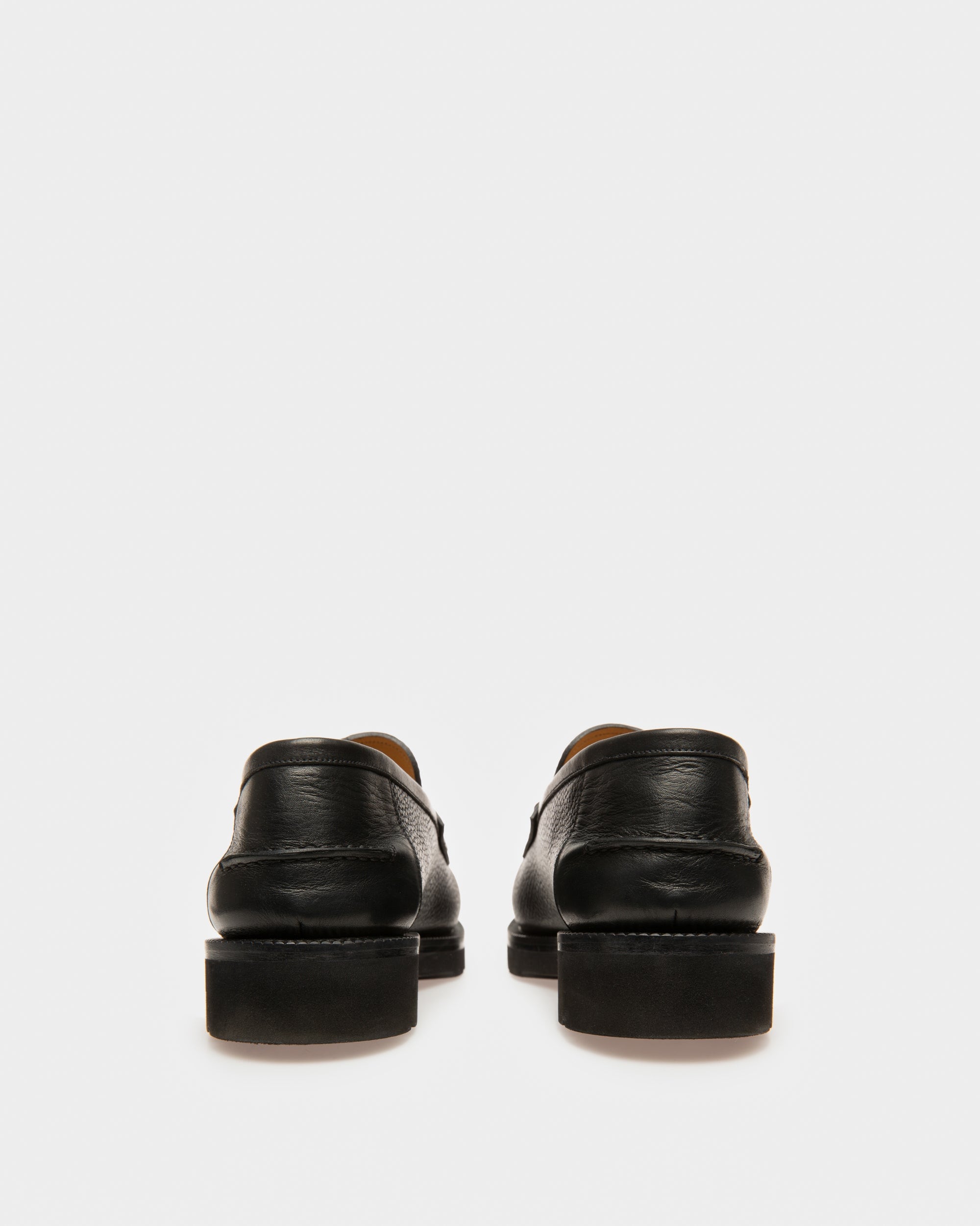 Noah Leather Loafers In Black - Homme - Bally - 03