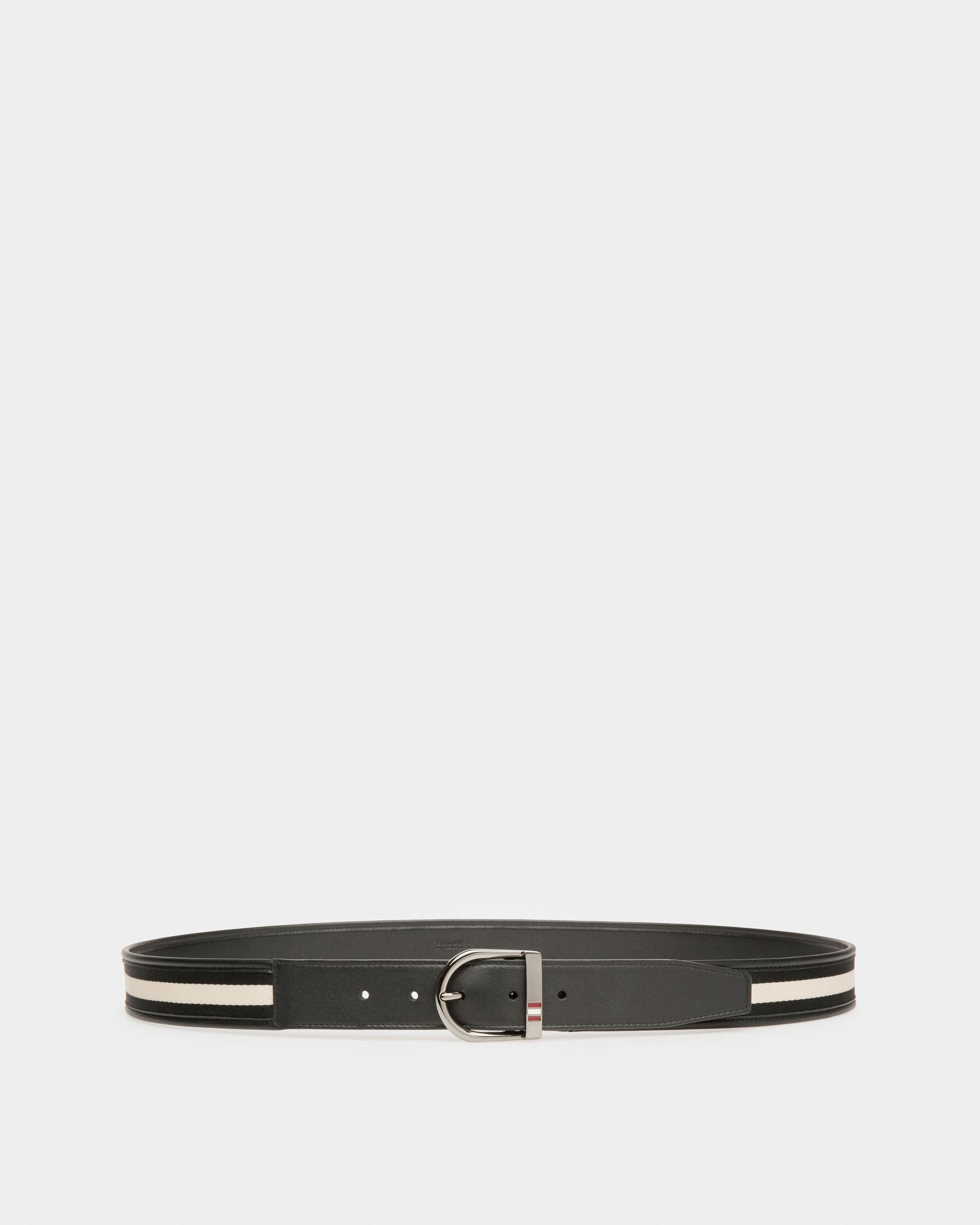Darkon Ceinture Noire De 35 Mm En Tissu Synthétique - Homme - Bally - 01