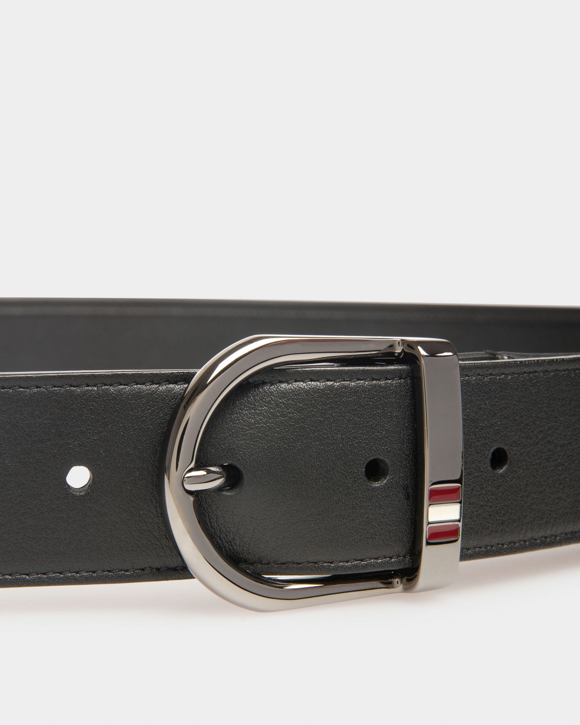Darkon Ceinture Noire De 35 Mm En Tissu Synthétique - Homme - Bally - 03