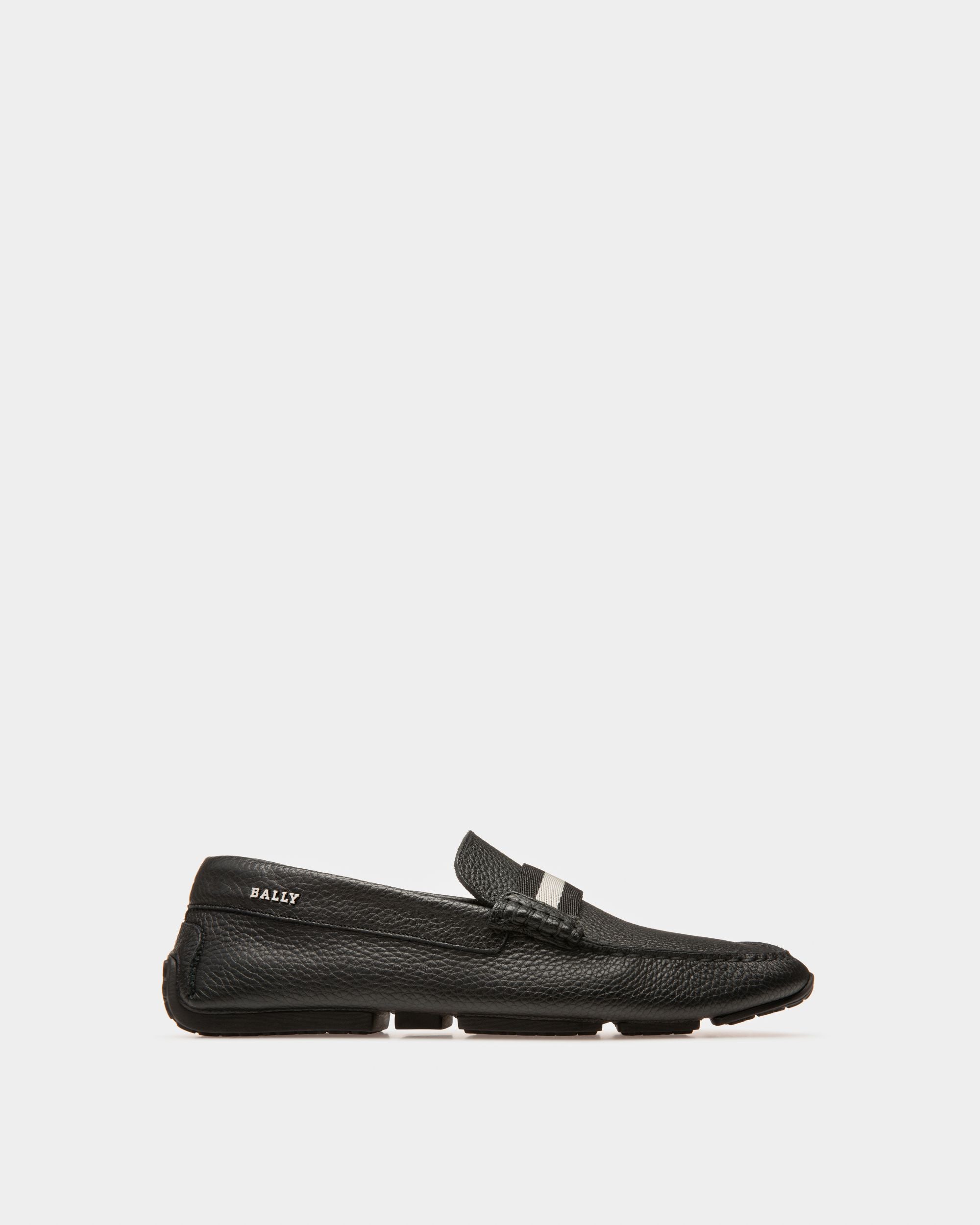 Pearce Chaussures De Conduite En Cuir Noir - Homme - Bally - 01