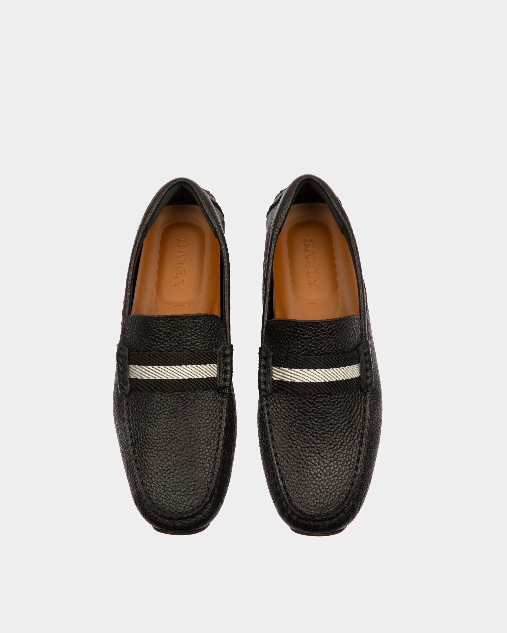 Pearce Chaussures De Conduite En Cuir Noir - Homme - Bally - 02