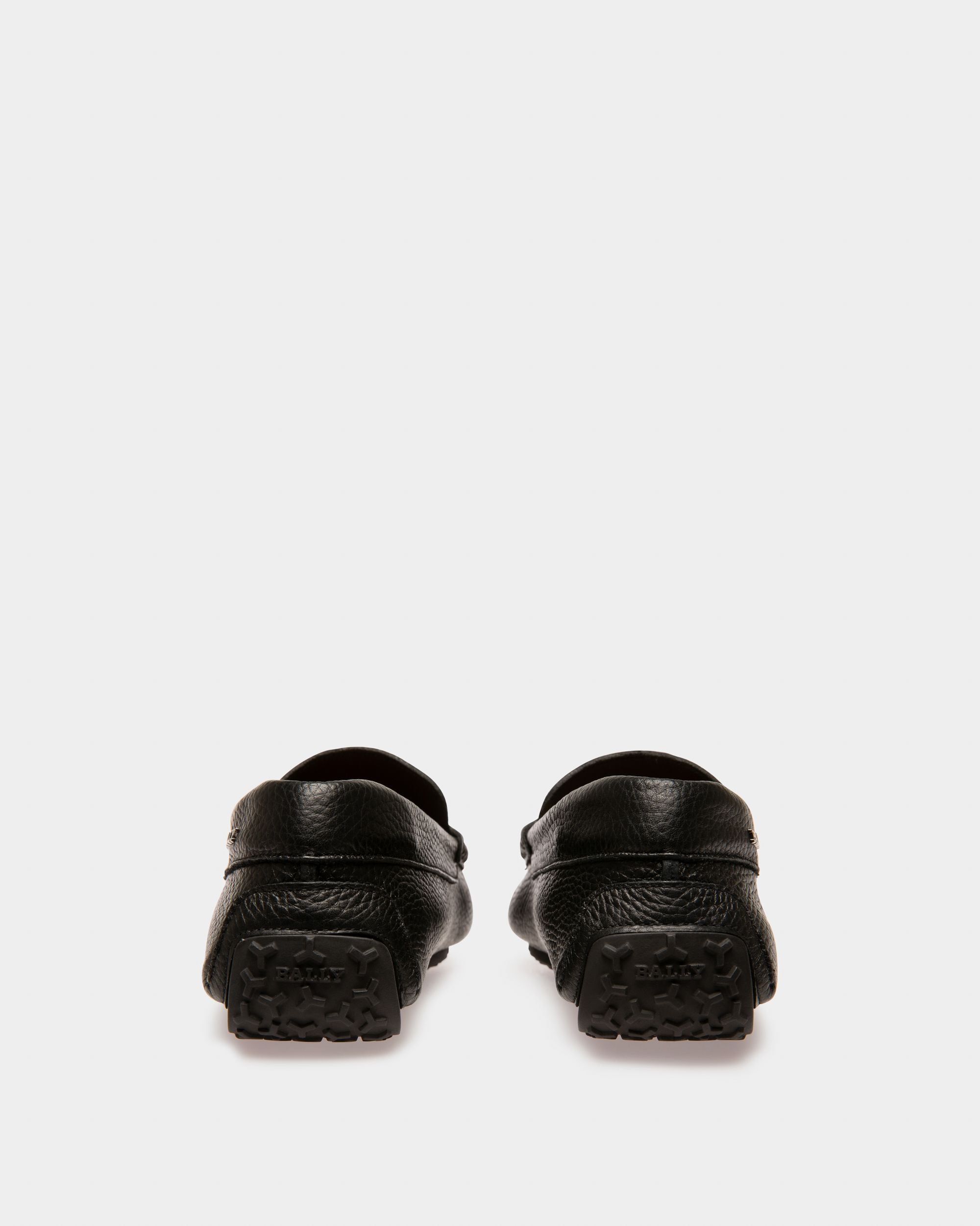 Pearce Chaussures De Conduite En Cuir Noir - Homme - Bally - 04