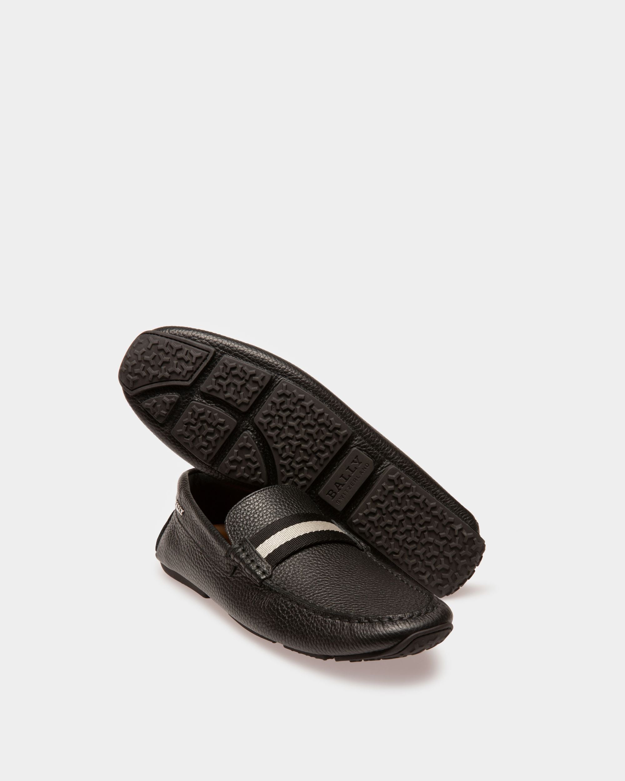 Pearce Chaussures De Conduite En Cuir Noir - Homme - Bally - 05