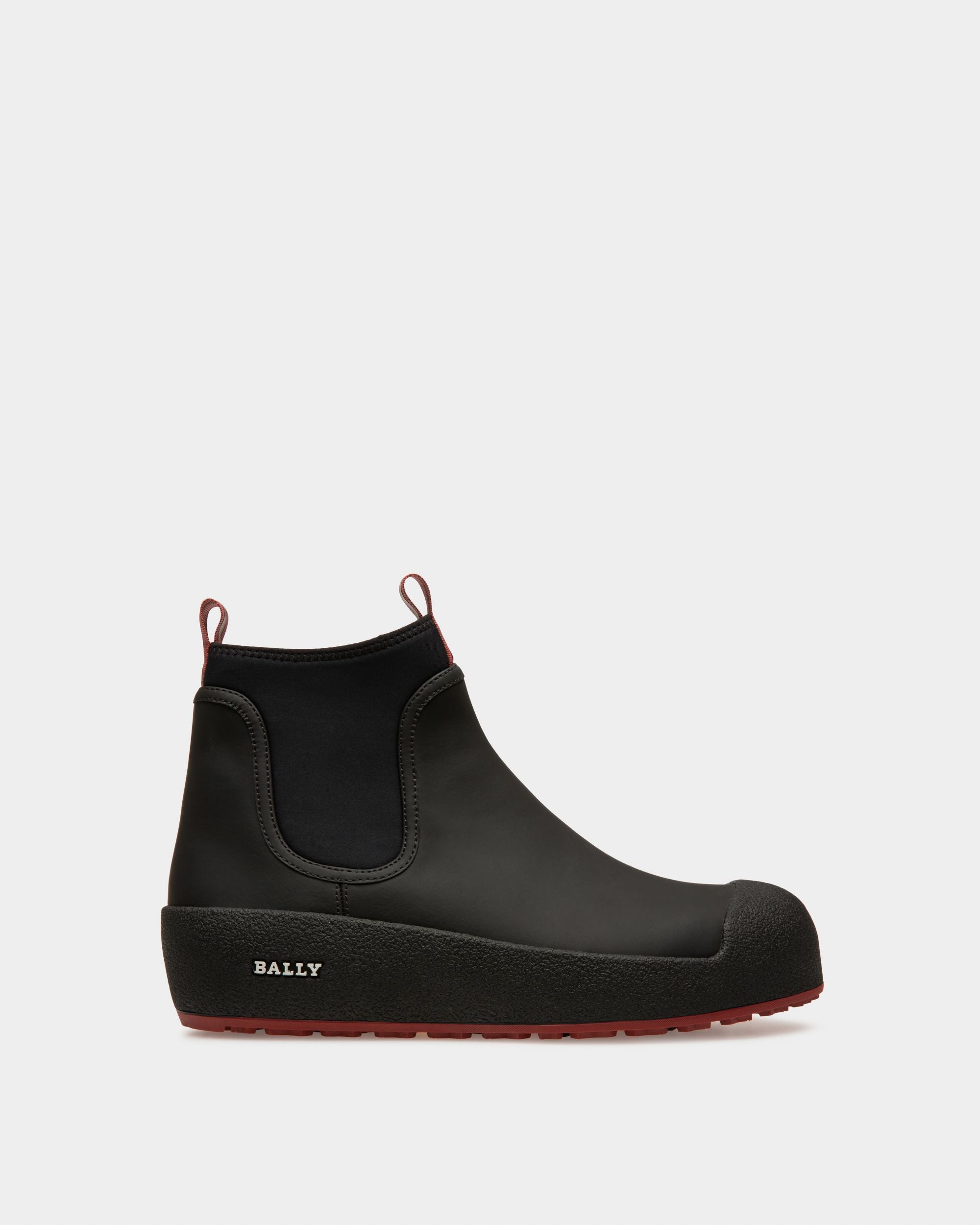 Cubrid Botas De Nieve En Piel De Color Negro - Hombre - Bally - 01