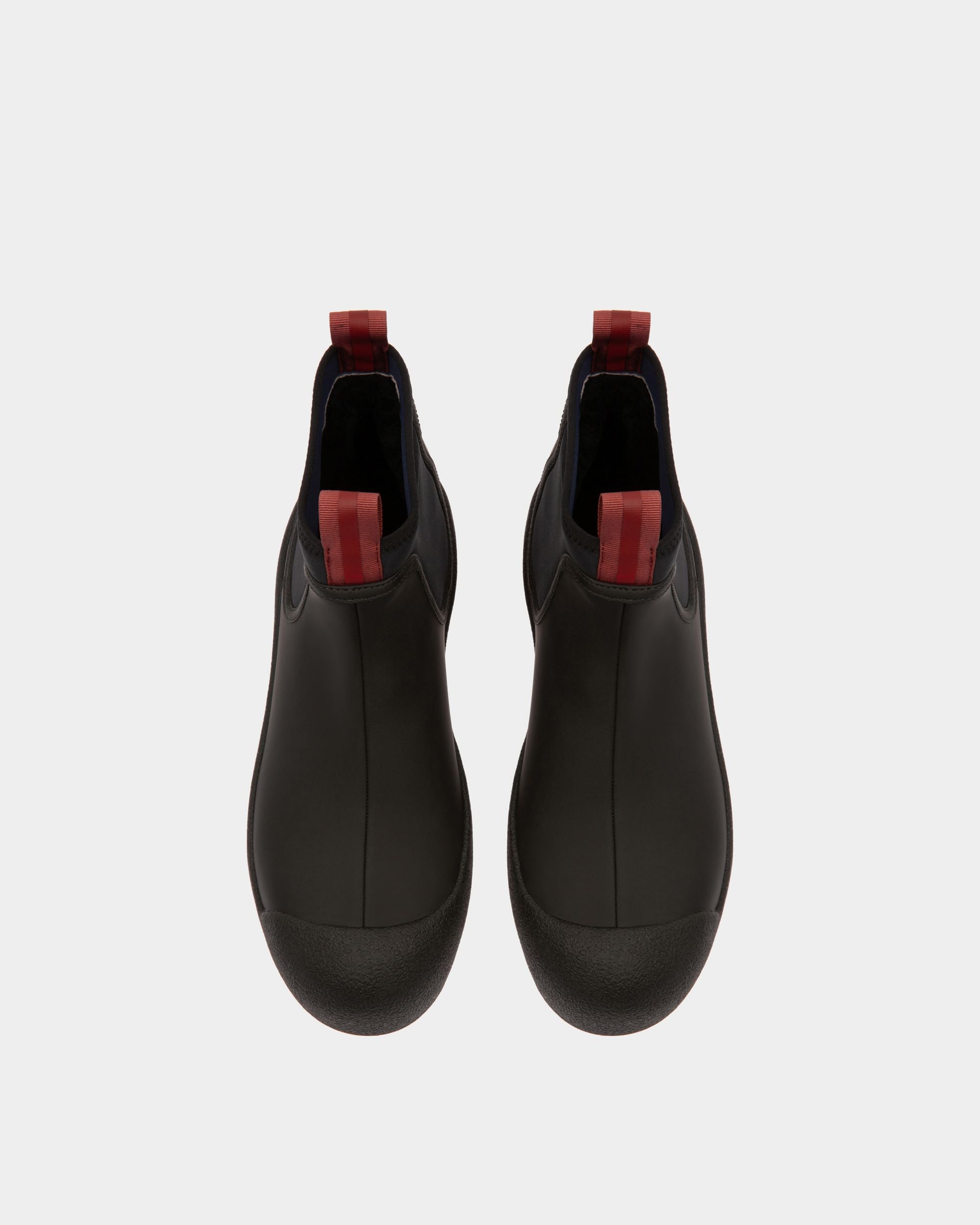 Cubrid Botas De Nieve En Piel De Color Negro - Hombre - Bally - 03