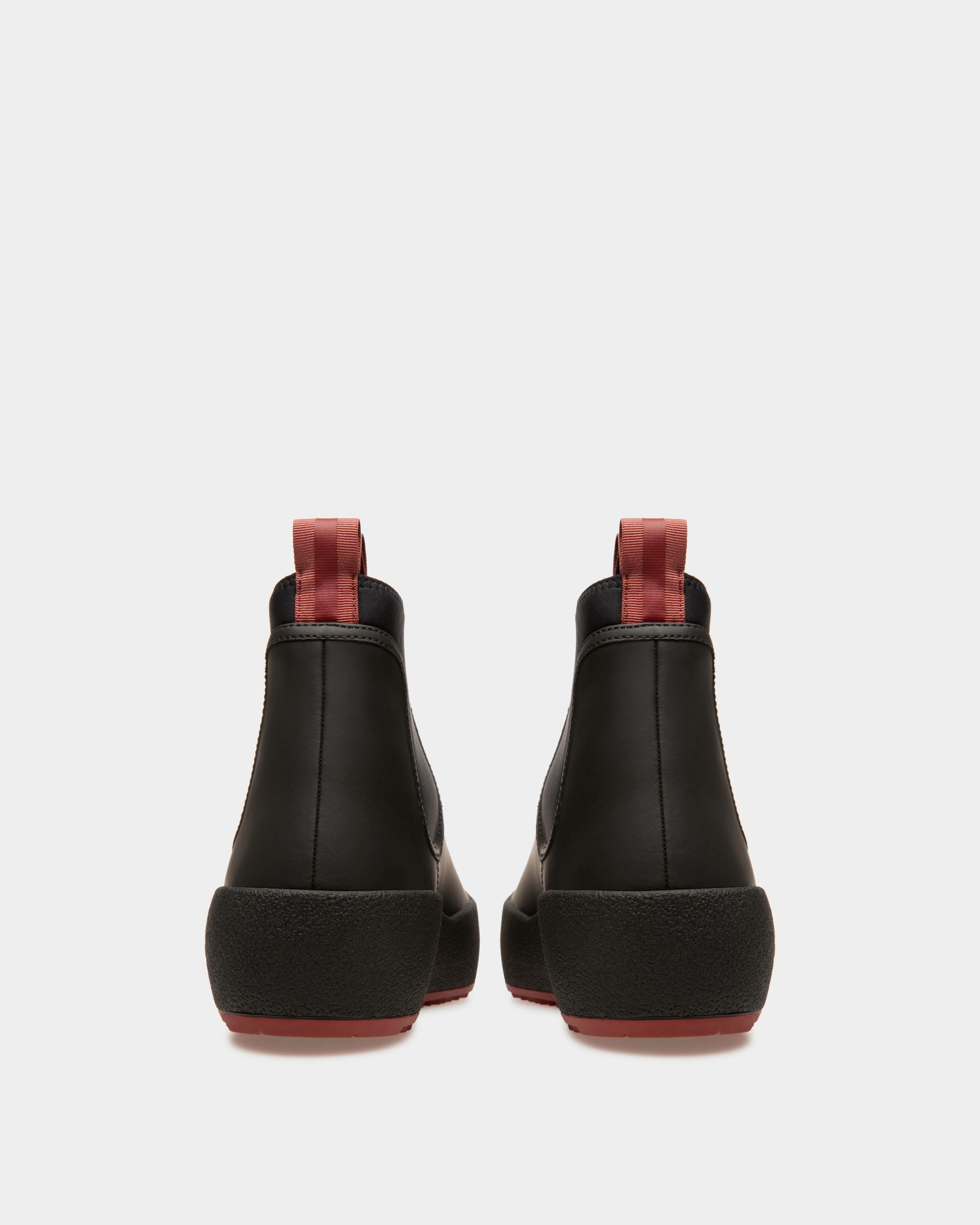 Cubrid Botas De Nieve En Piel De Color Negro - Hombre - Bally - 04