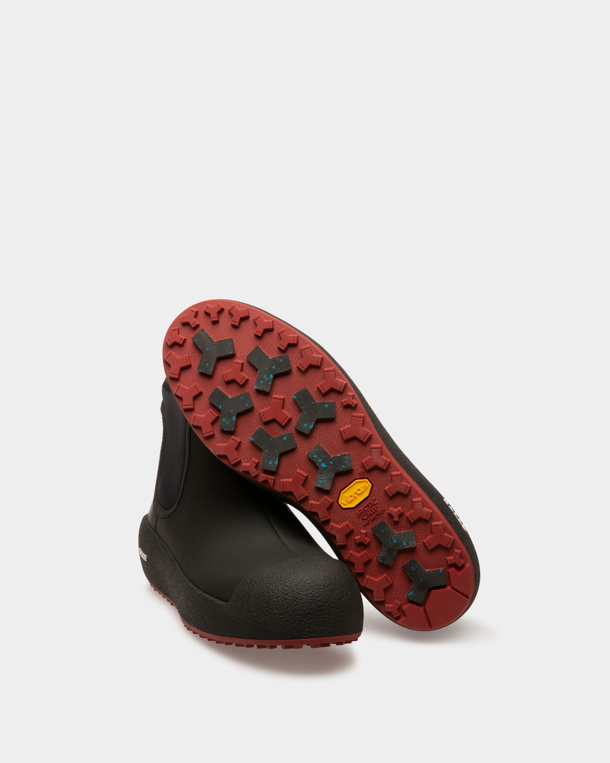 Cubrid Botas De Nieve En Piel De Color Negro - Hombre - Bally - 05