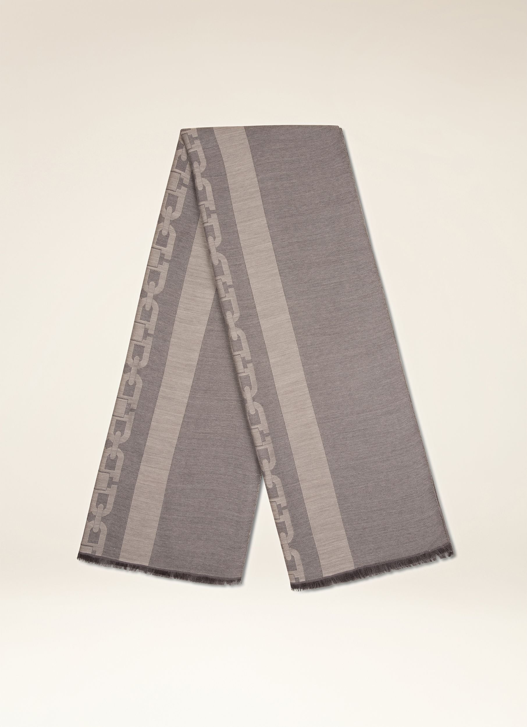 Wool & Silk Mix Accessory In Grey - Women's - Bally - 01