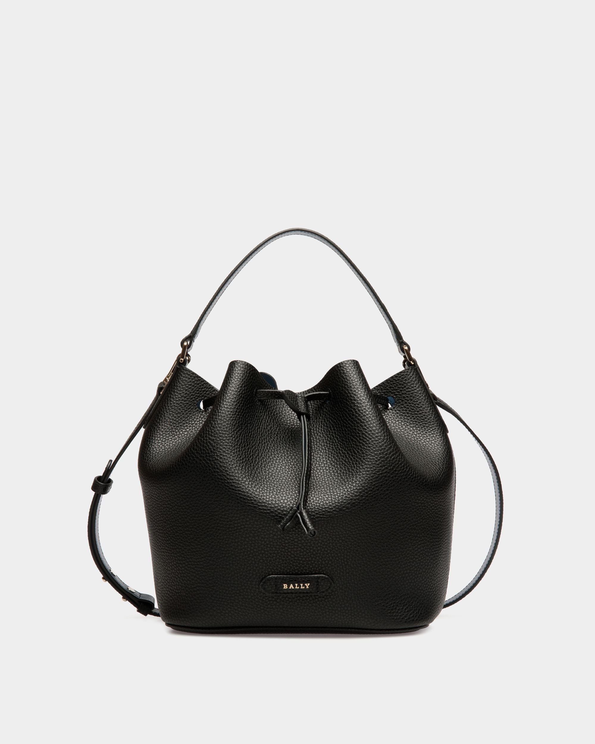 Bag In Black Bovine Split - Femme - Bally - 01