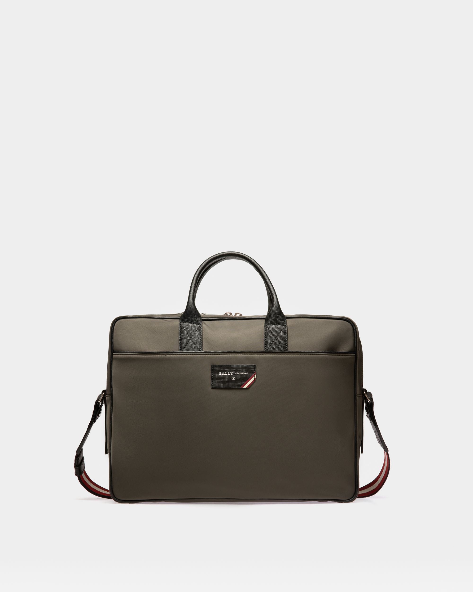 Faldy Sac Professionnel En Nylon Recyclé Vert Militaire - Homme - Bally - 01
