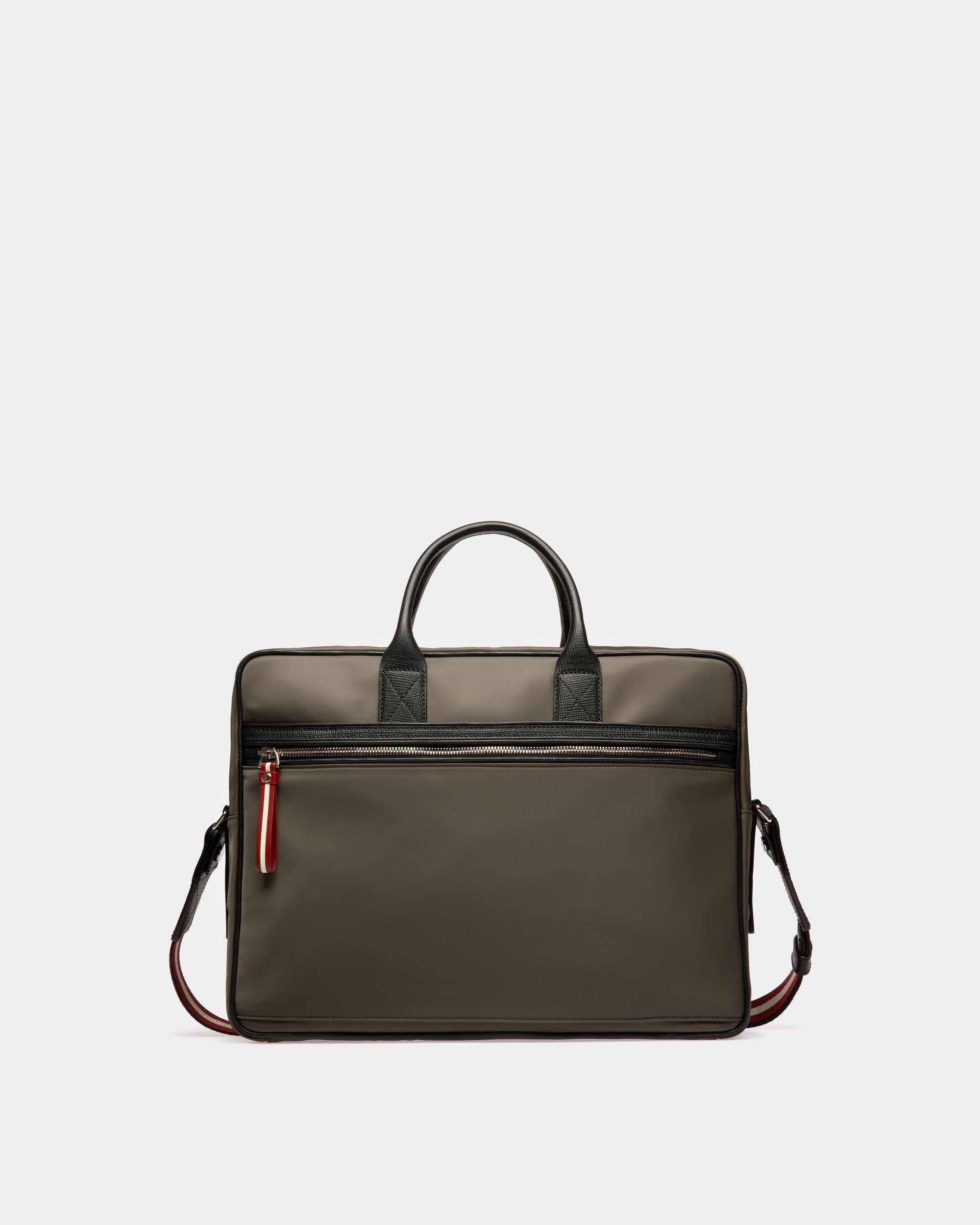Faldy Sac Professionnel En Nylon Recyclé Vert Militaire - Homme - Bally - 03