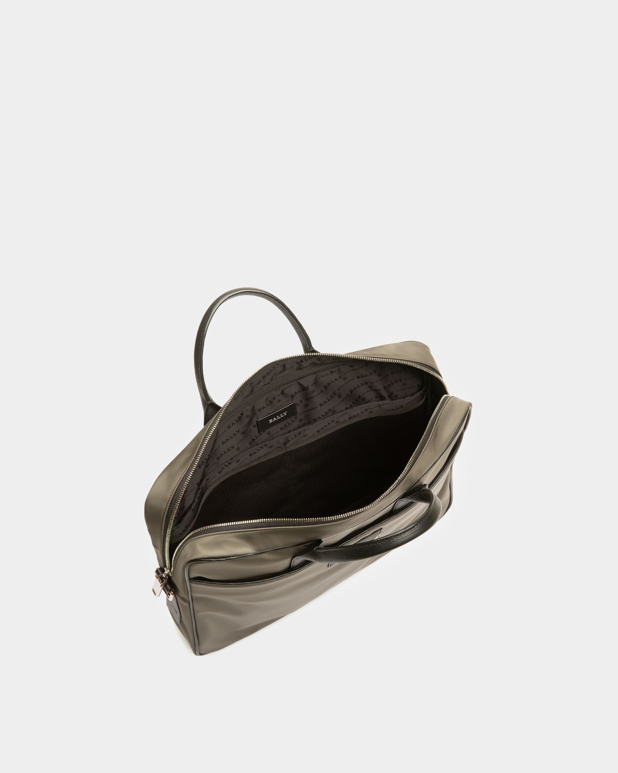 Faldy Sac Professionnel En Nylon Recyclé Vert Militaire - Homme - Bally - 04