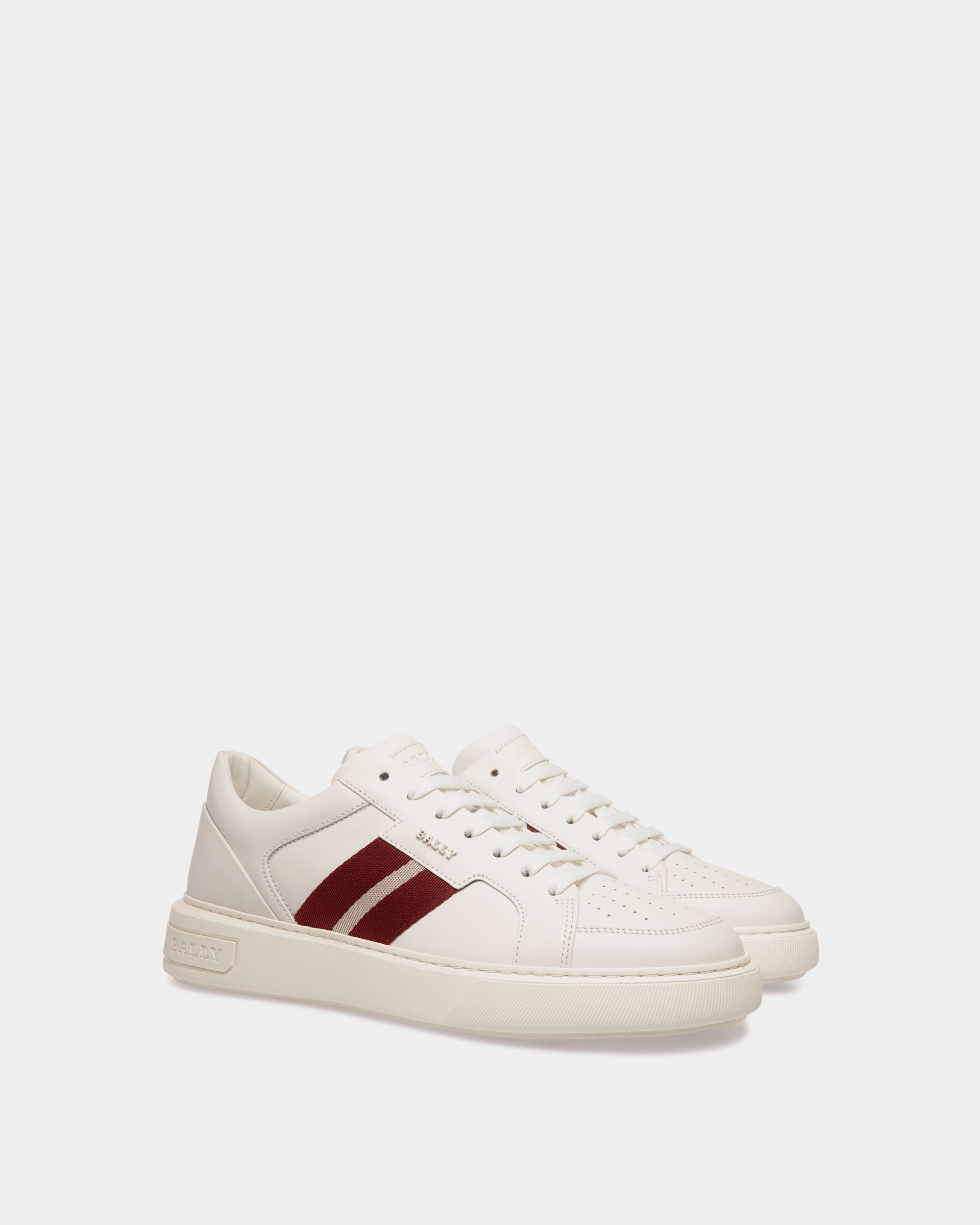 Moony Leder-Sneaker In Weiß - Herren - Bally - 02