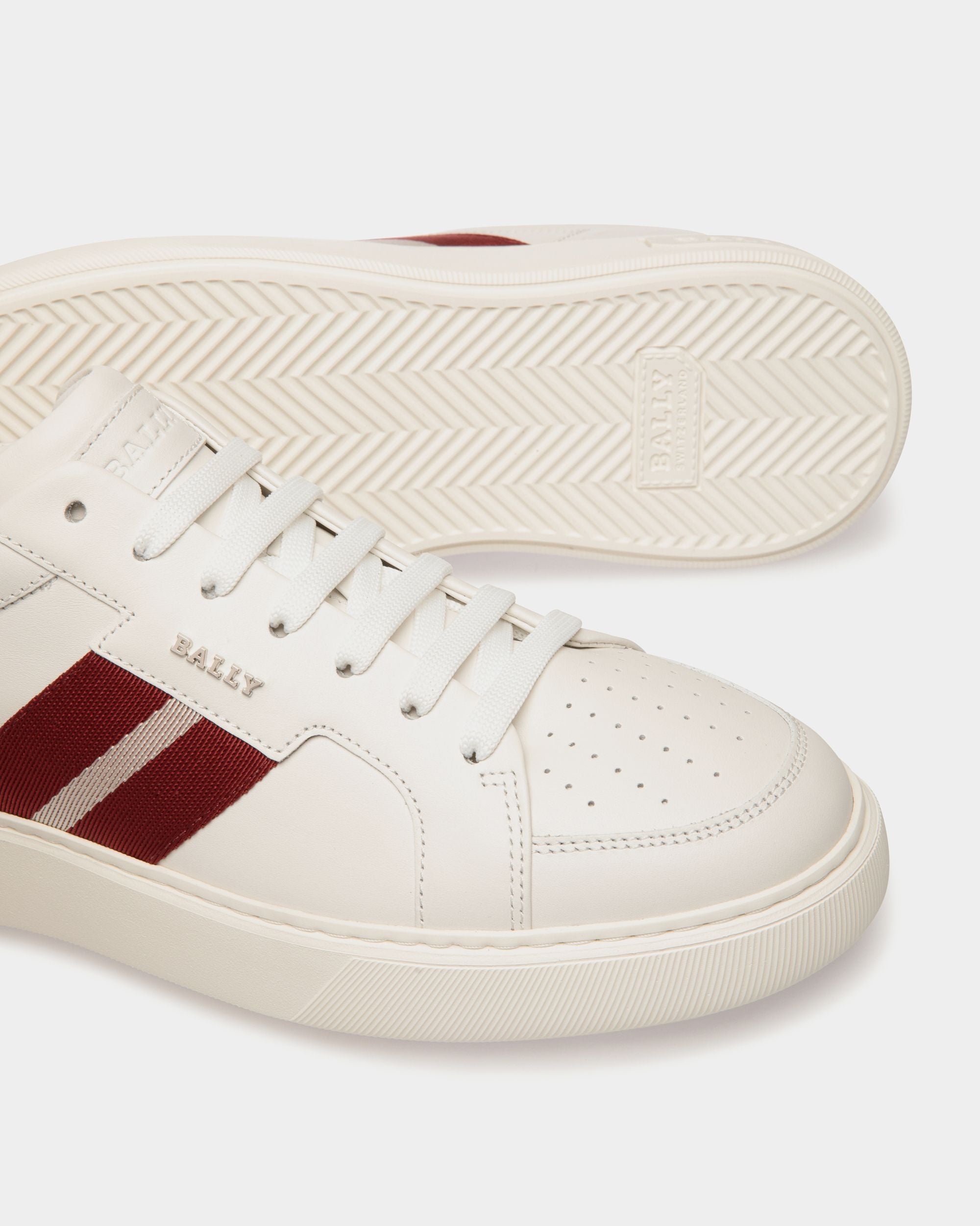 Moony Sneakers En Cuir Blanc - Homme - Bally - 04
