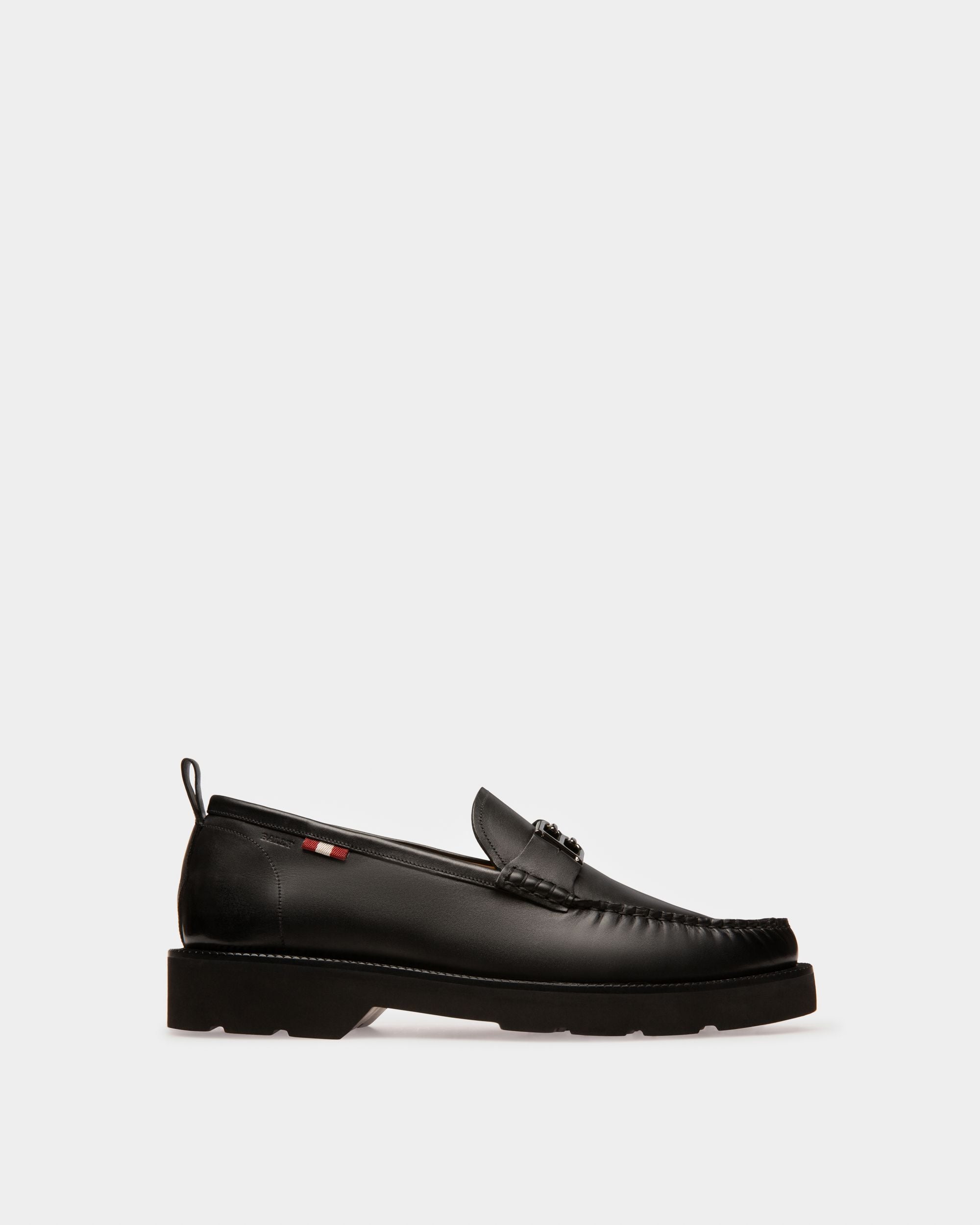 Nolam Mocassins En Cuir Noir - Homme - Bally - 01