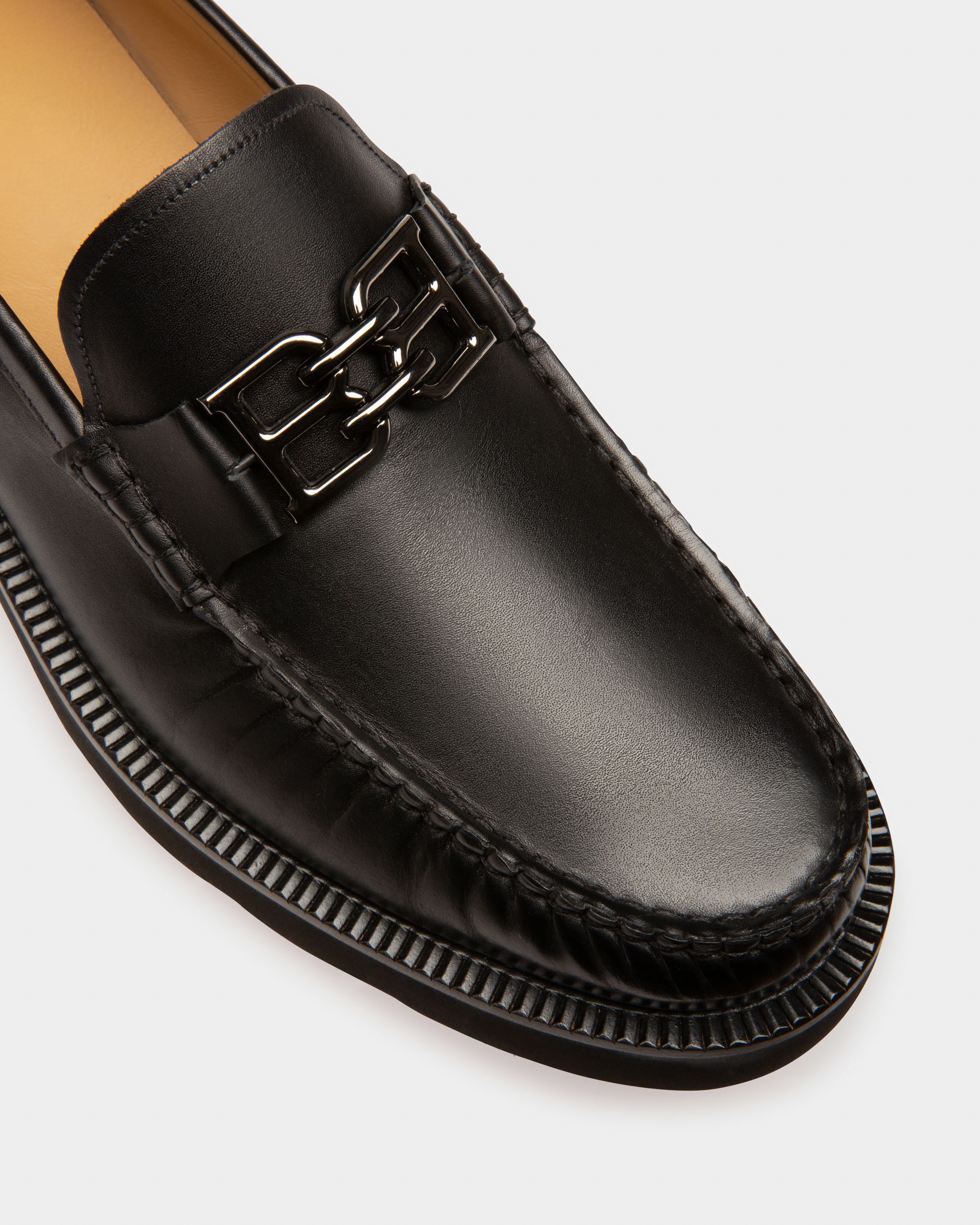 Nolam Mocassins En Cuir Noir - Homme - Bally - 05