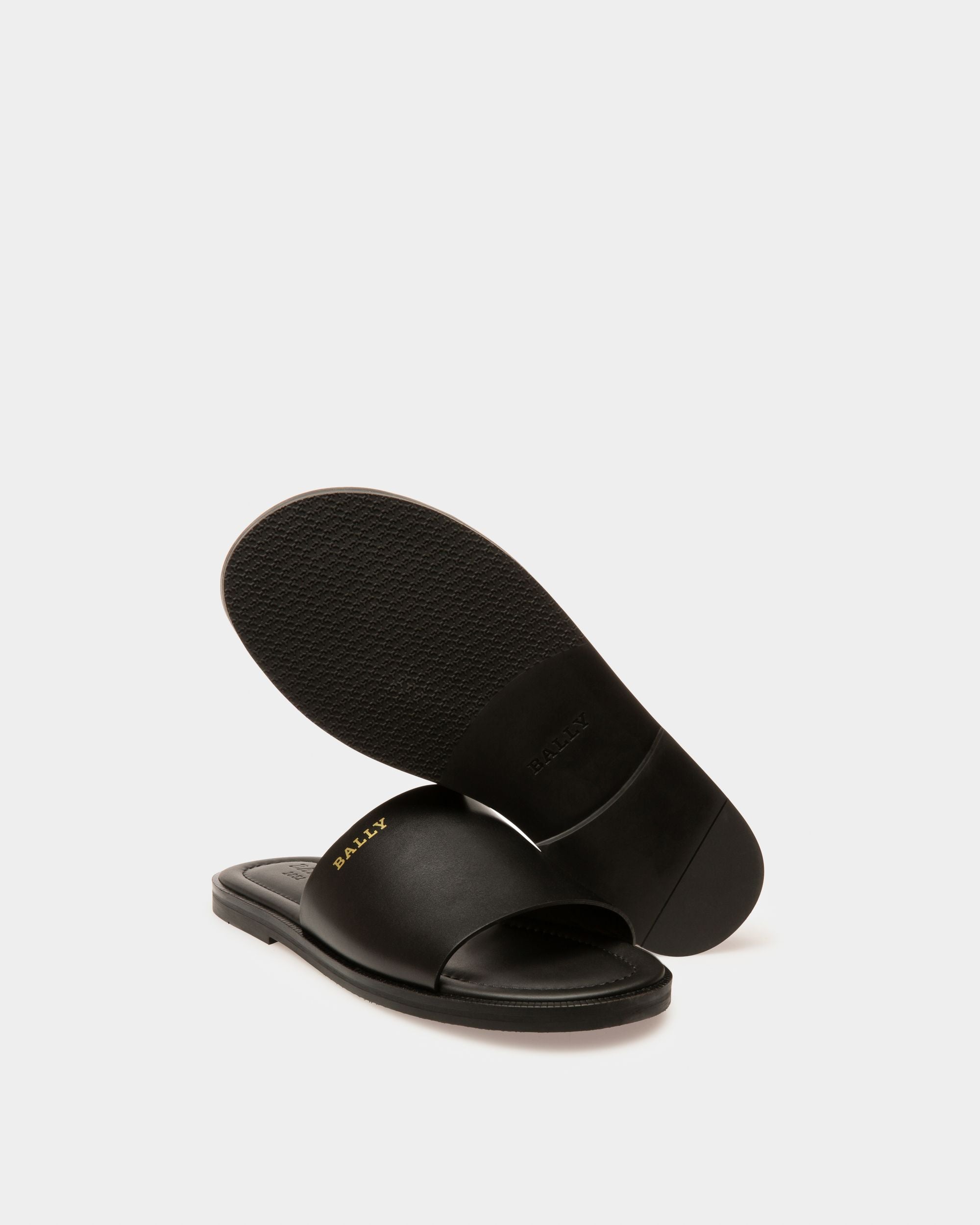 Jammer Sandales En Cuir Noir - Homme - Bally - 04