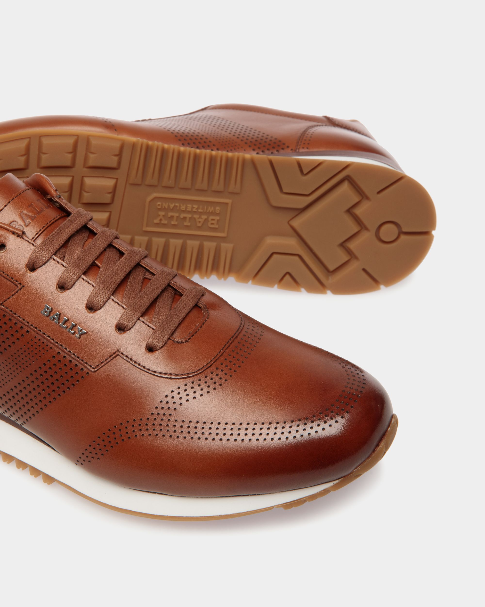 Asken Leder-Sneaker In Braun - Herren - Bally - 05