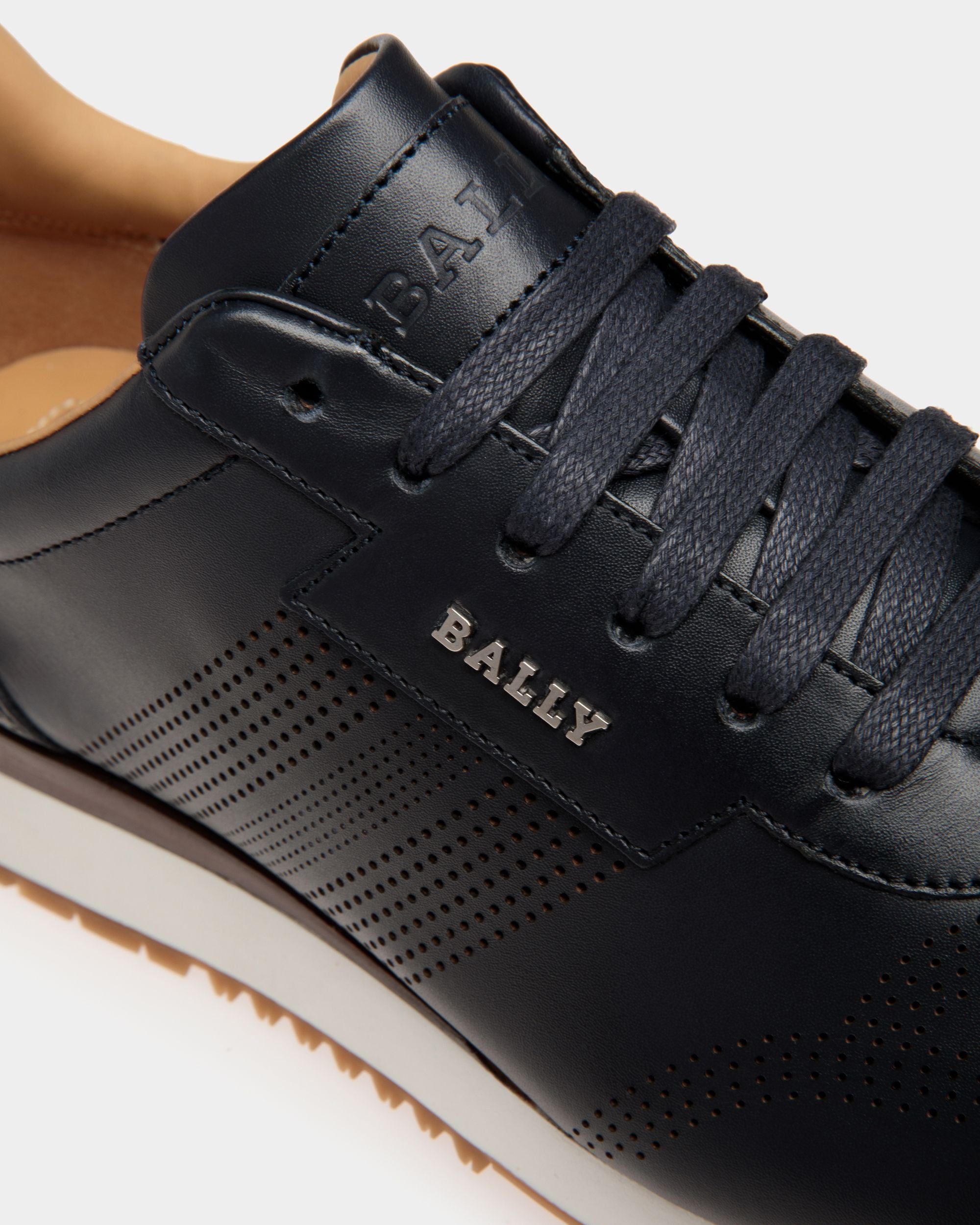 Asken Leder-Sneaker In Mitternachtsblau - Herren - Bally - 05