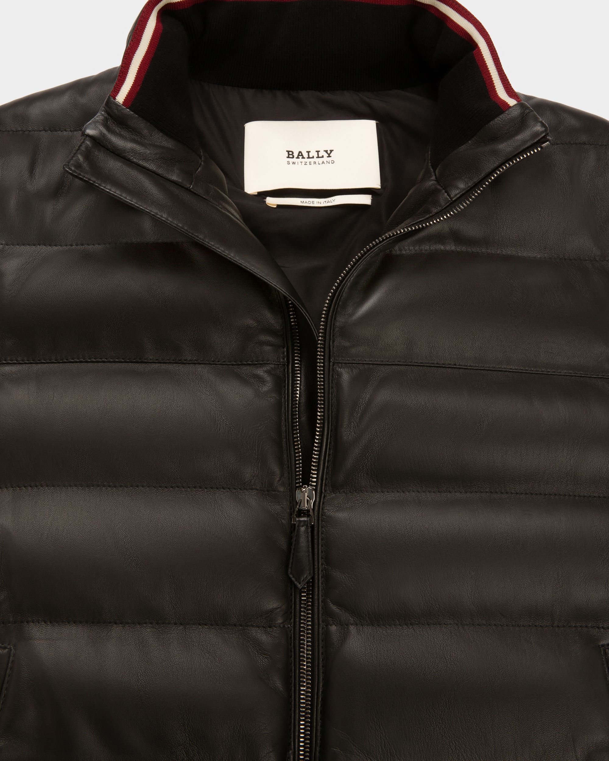 Jacke Aus Schwarzem Leder - Herren - Bally - 03