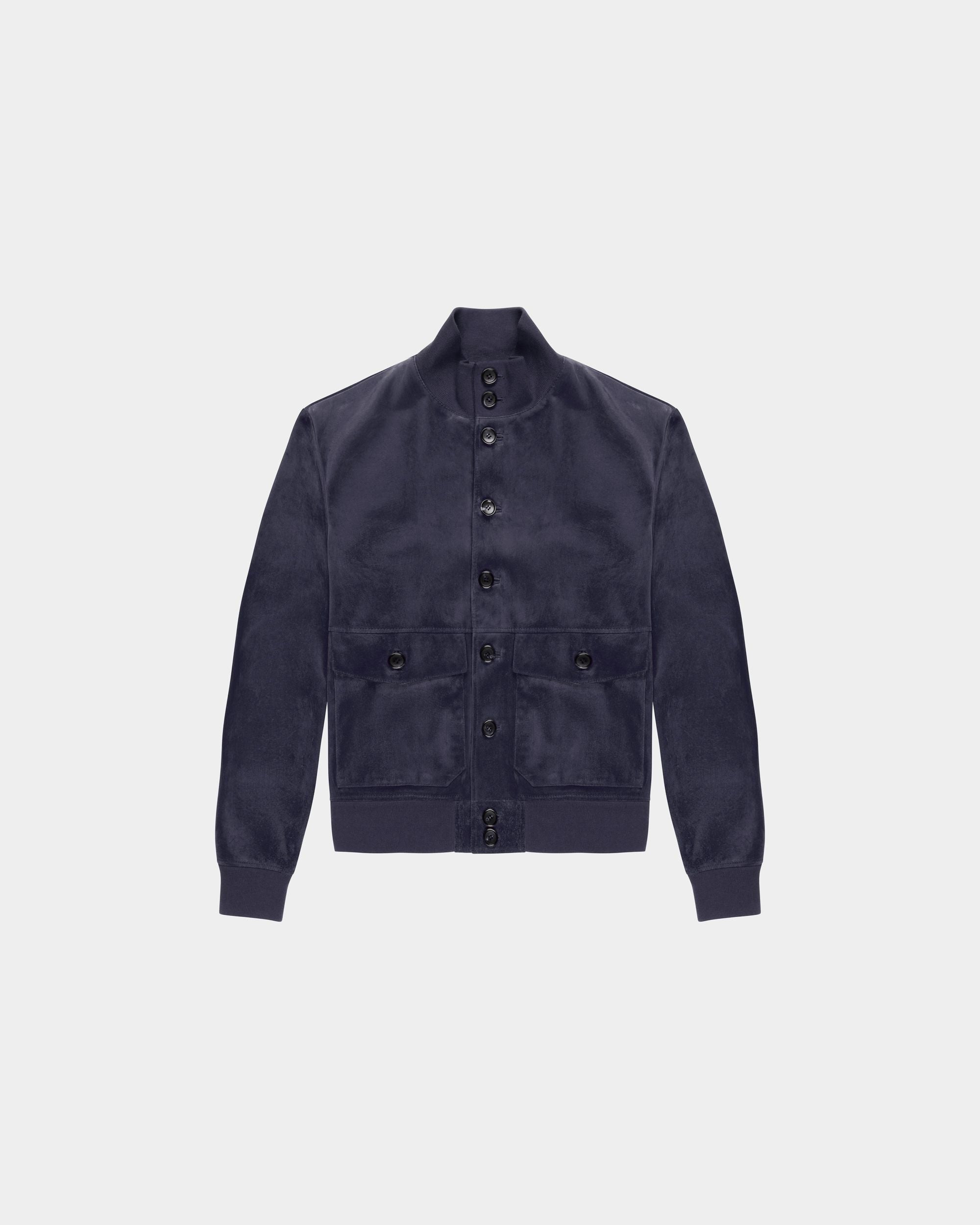 Blouson-Bomberjacke Aus Blauem Leder - Herren - Bally - 03