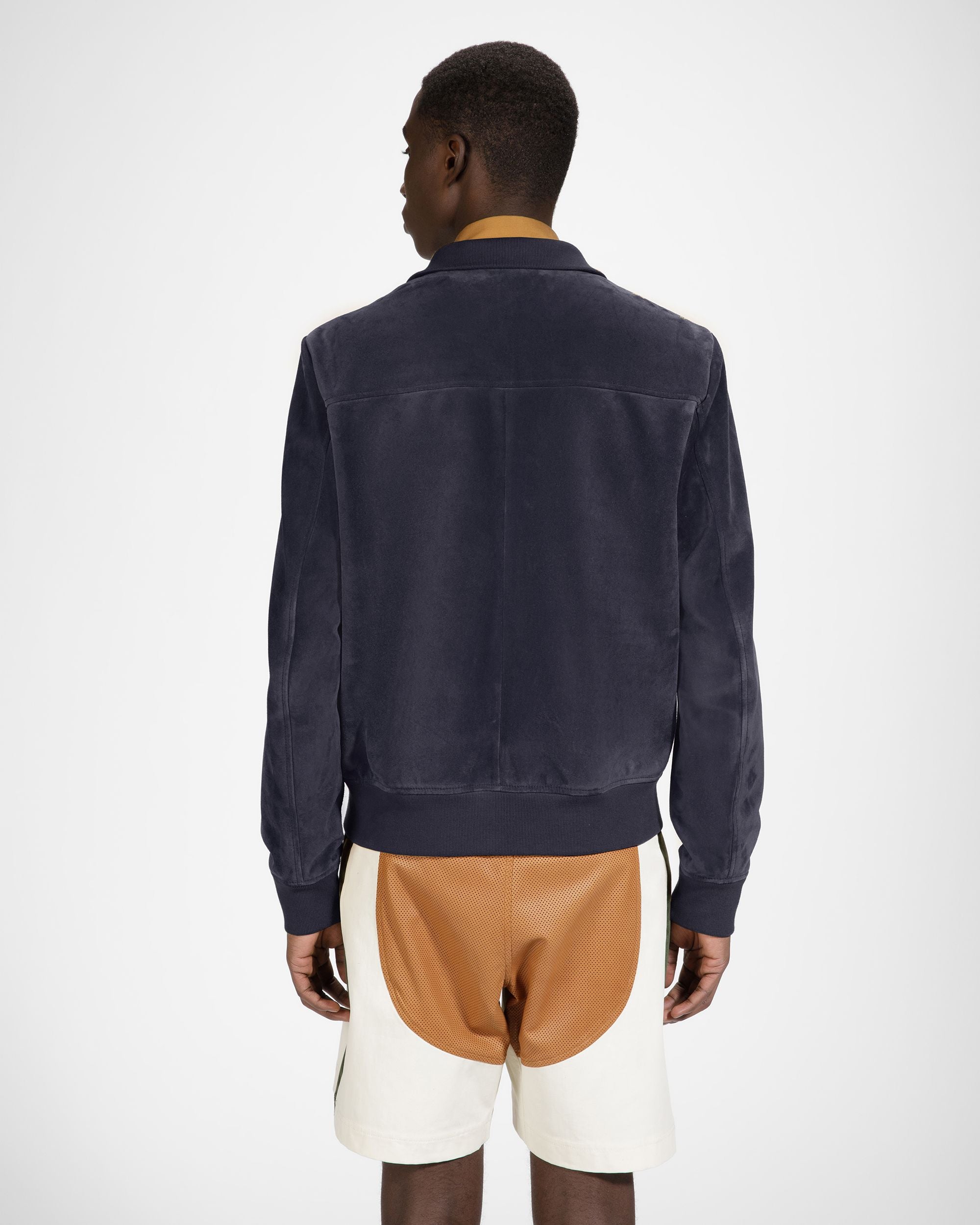 Blouson-Bomberjacke Aus Blauem Leder - Herren - Bally - 06