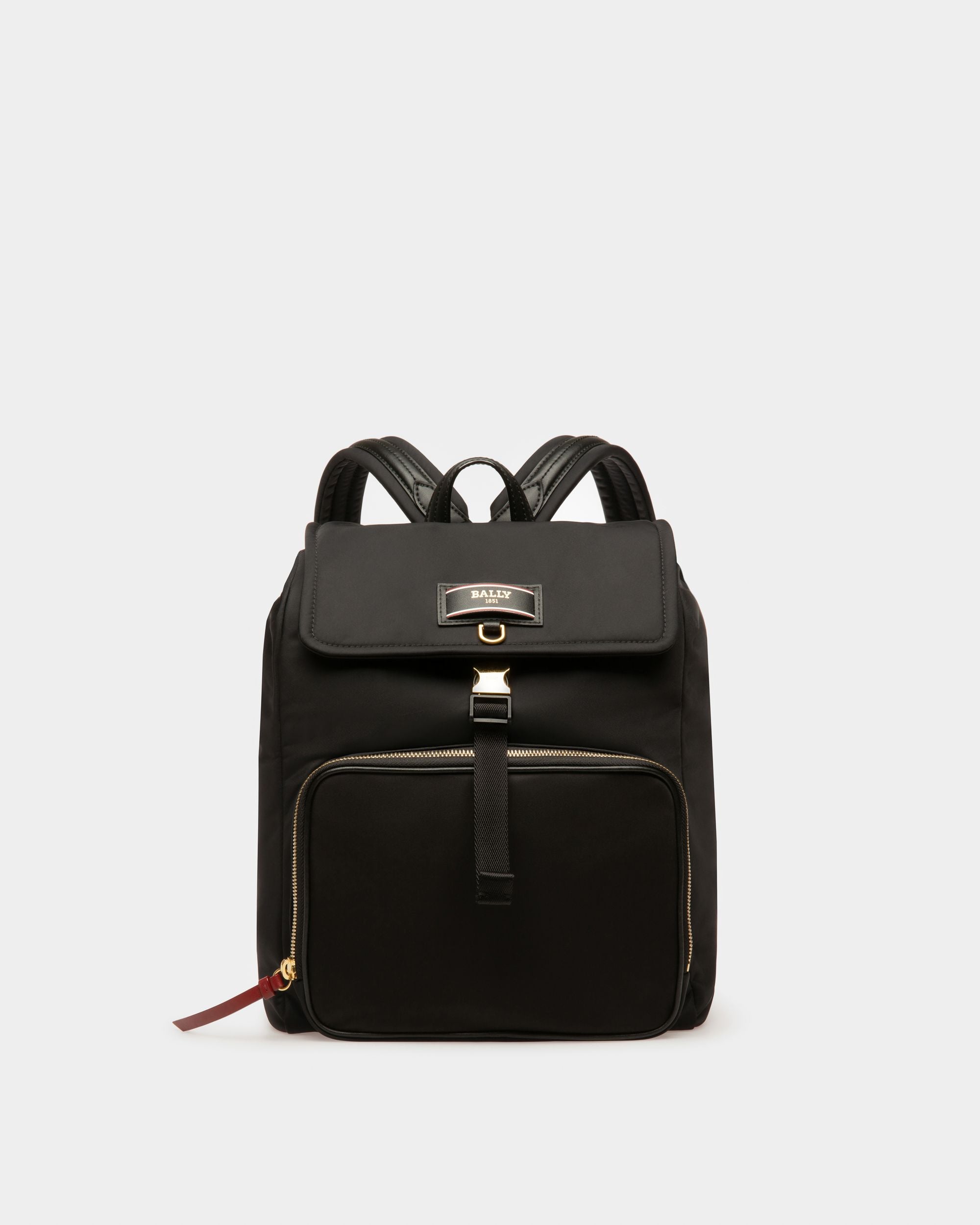Elza Rucksack Aus Schwarzem Recyceltem Nylon - Damen - Bally - 01