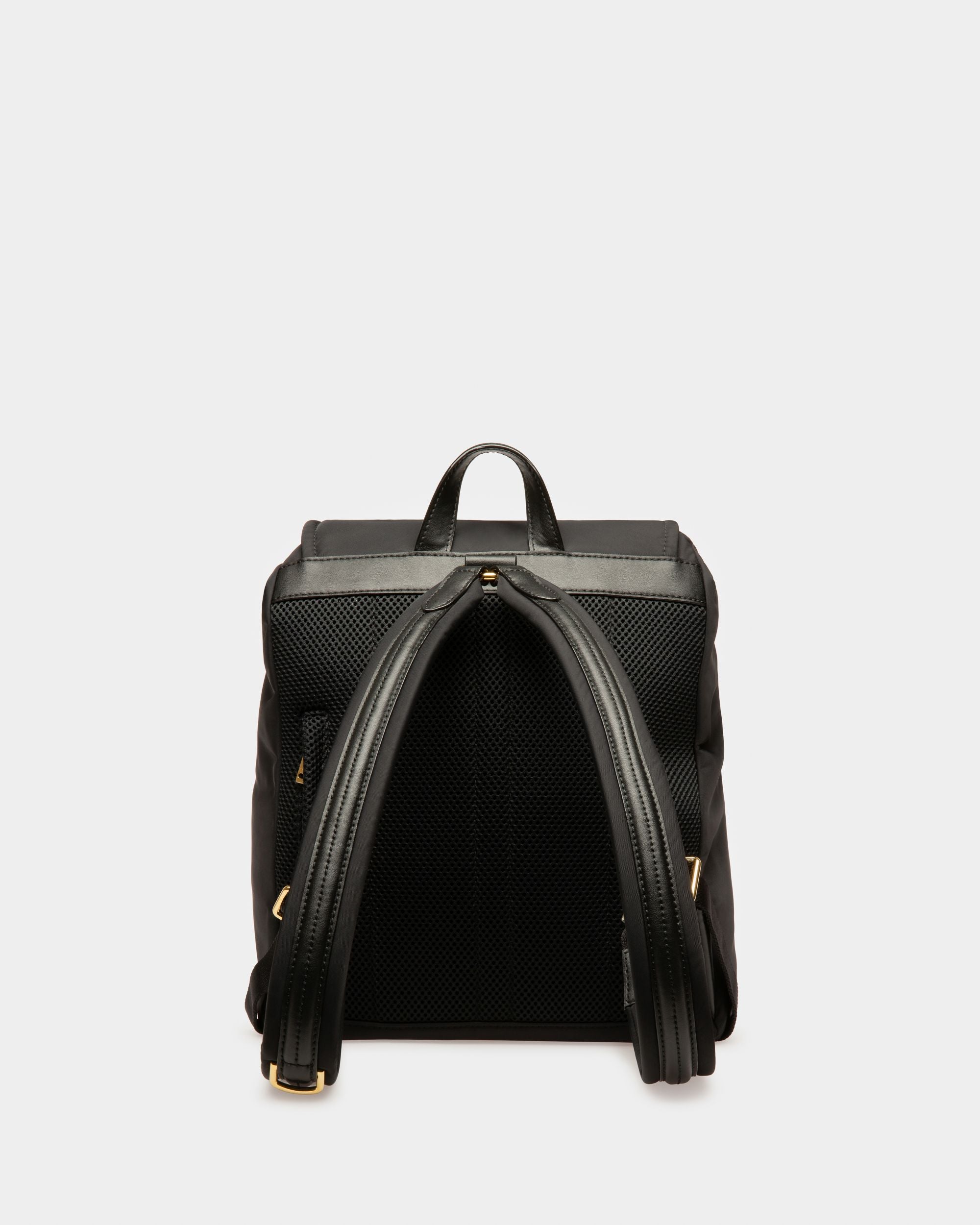 Elza Rucksack Aus Schwarzem Recyceltem Nylon - Damen - Bally - 02