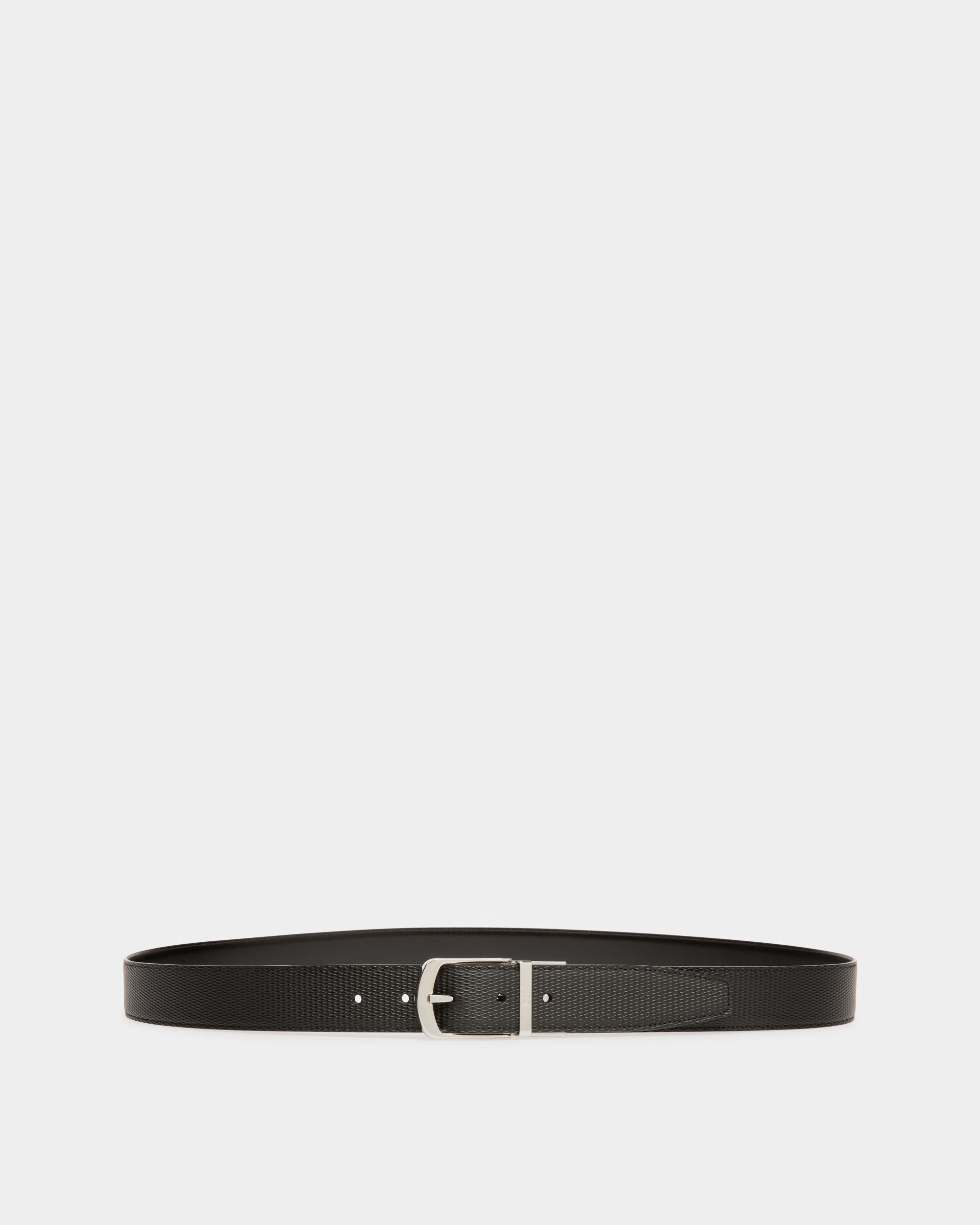 Ackles Ceinture 35 Mm En Cuir Noir - Homme - Bally - 01