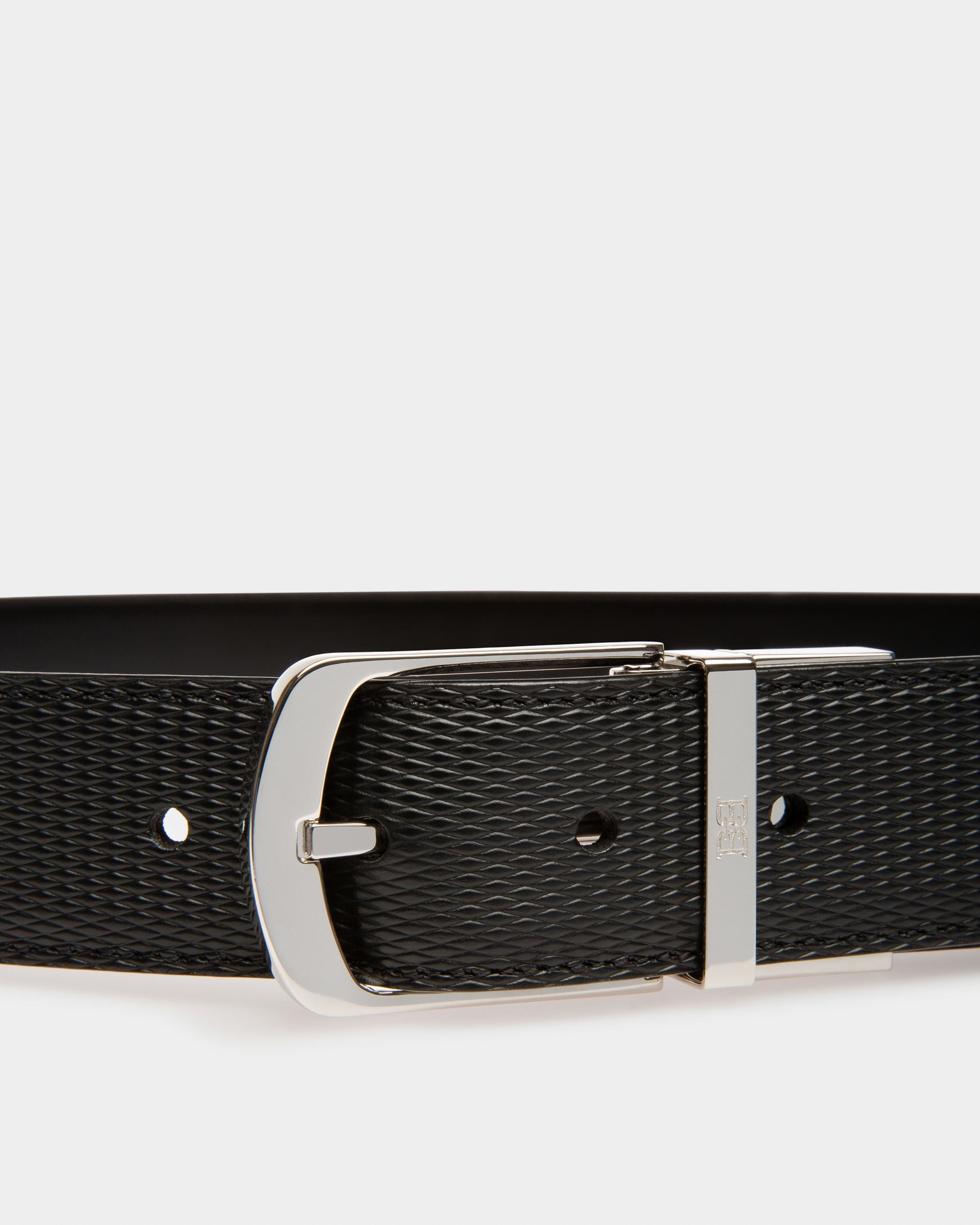 Ackles Ceinture 35 Mm En Cuir Noir - Homme - Bally - 03