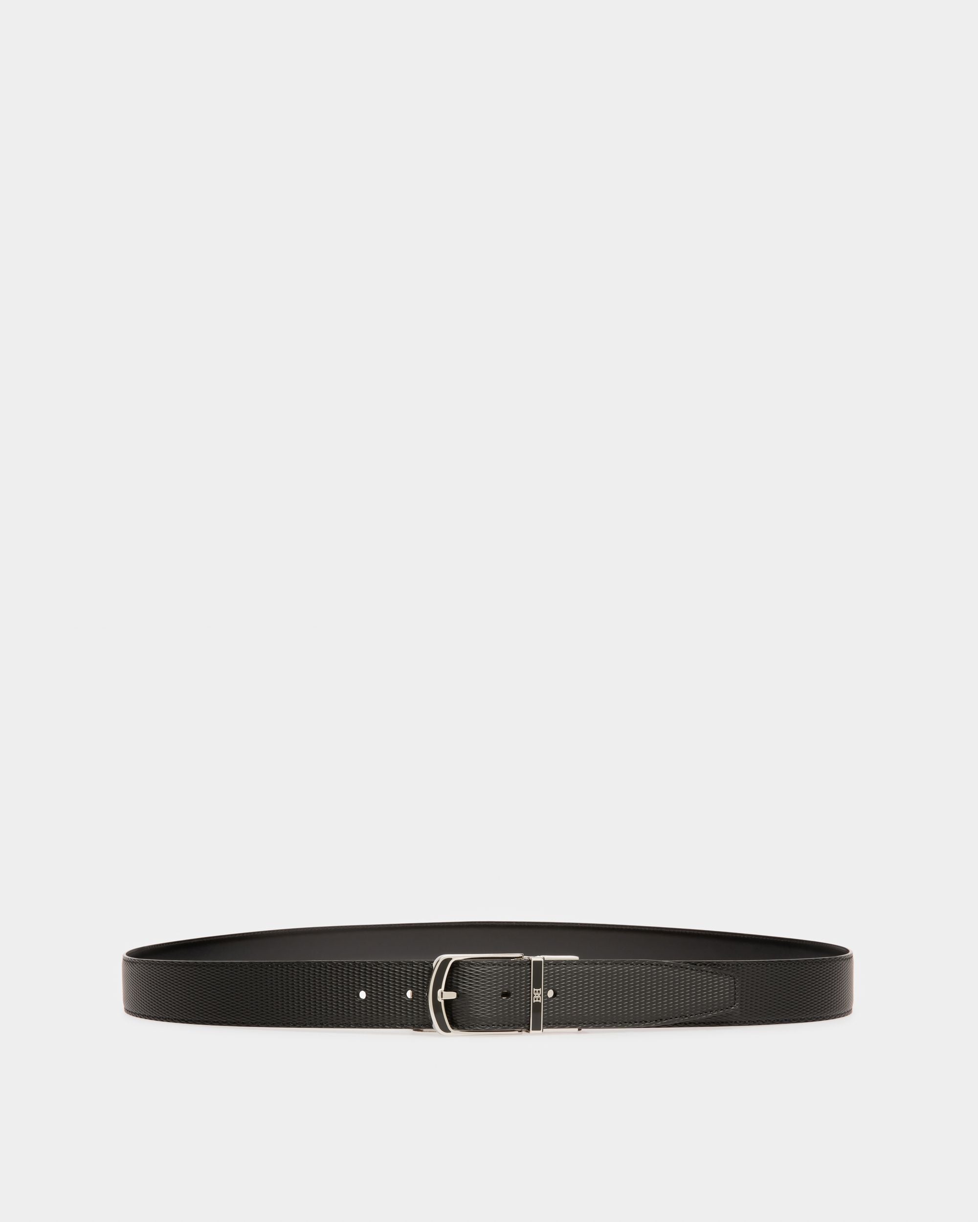 Ackles Ceinture 35 Mm En Cuir Noir - Homme - Bally - 04