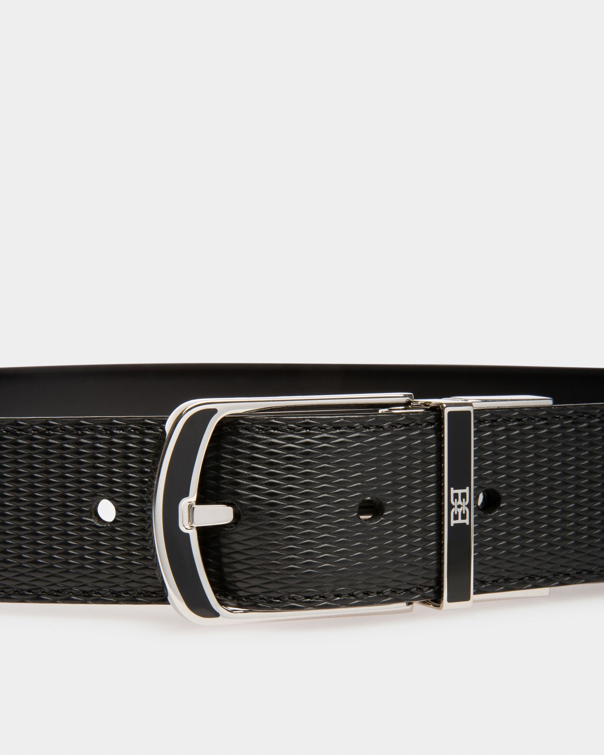 Ackles Ceinture 35 Mm En Cuir Noir - Homme - Bally - 06