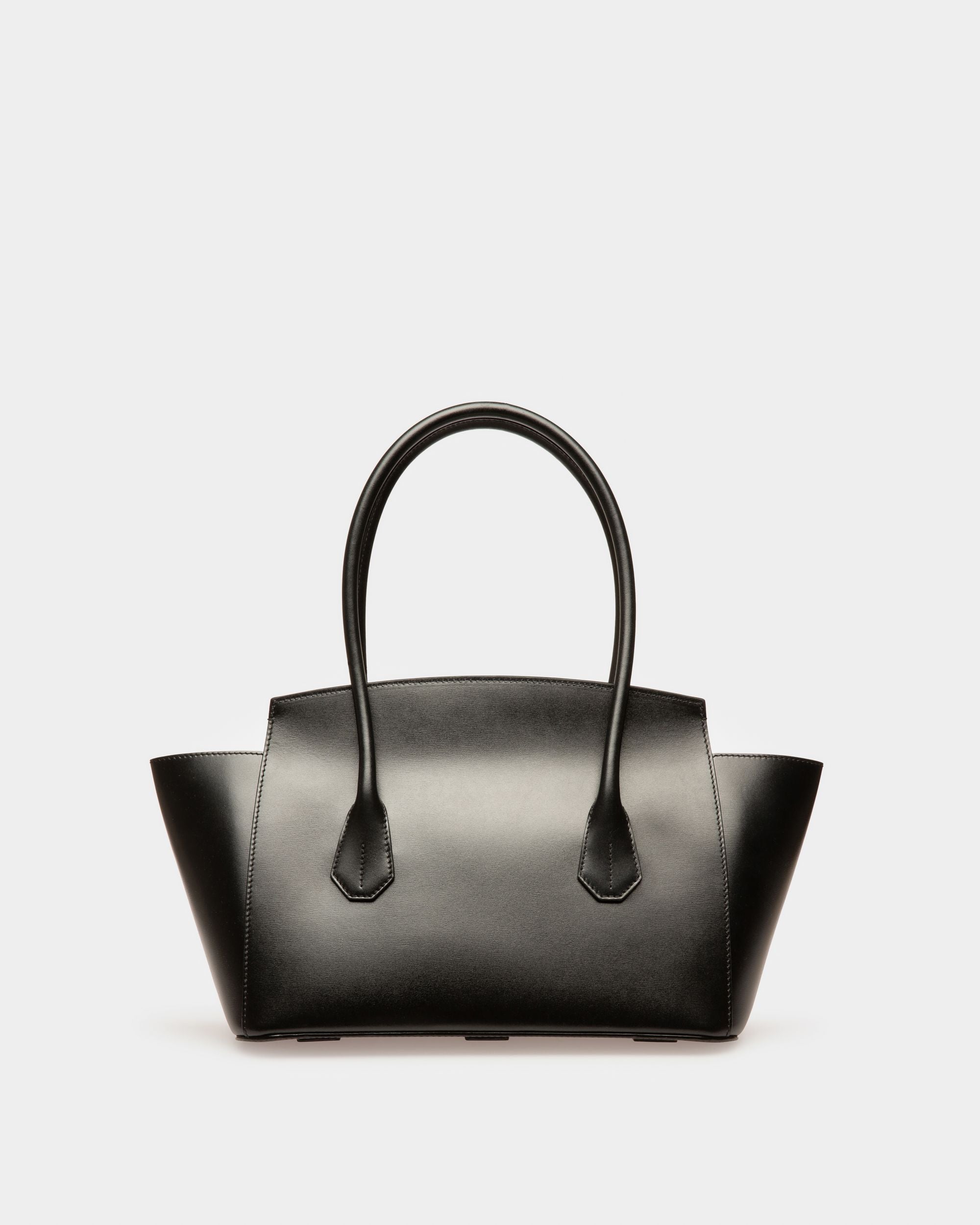 Sandah Sac À Main À Anses En Cuir Noir - Femme - Bally - 02
