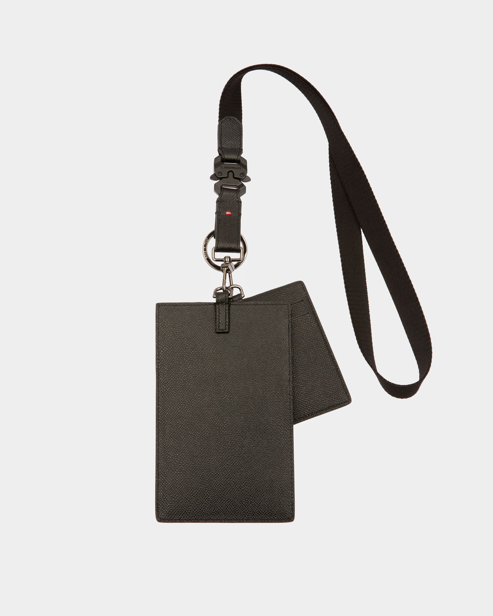 Braad Portefeuille Et Étui Pour Téléphone En Cuir Noir - Homme - Bally - 02