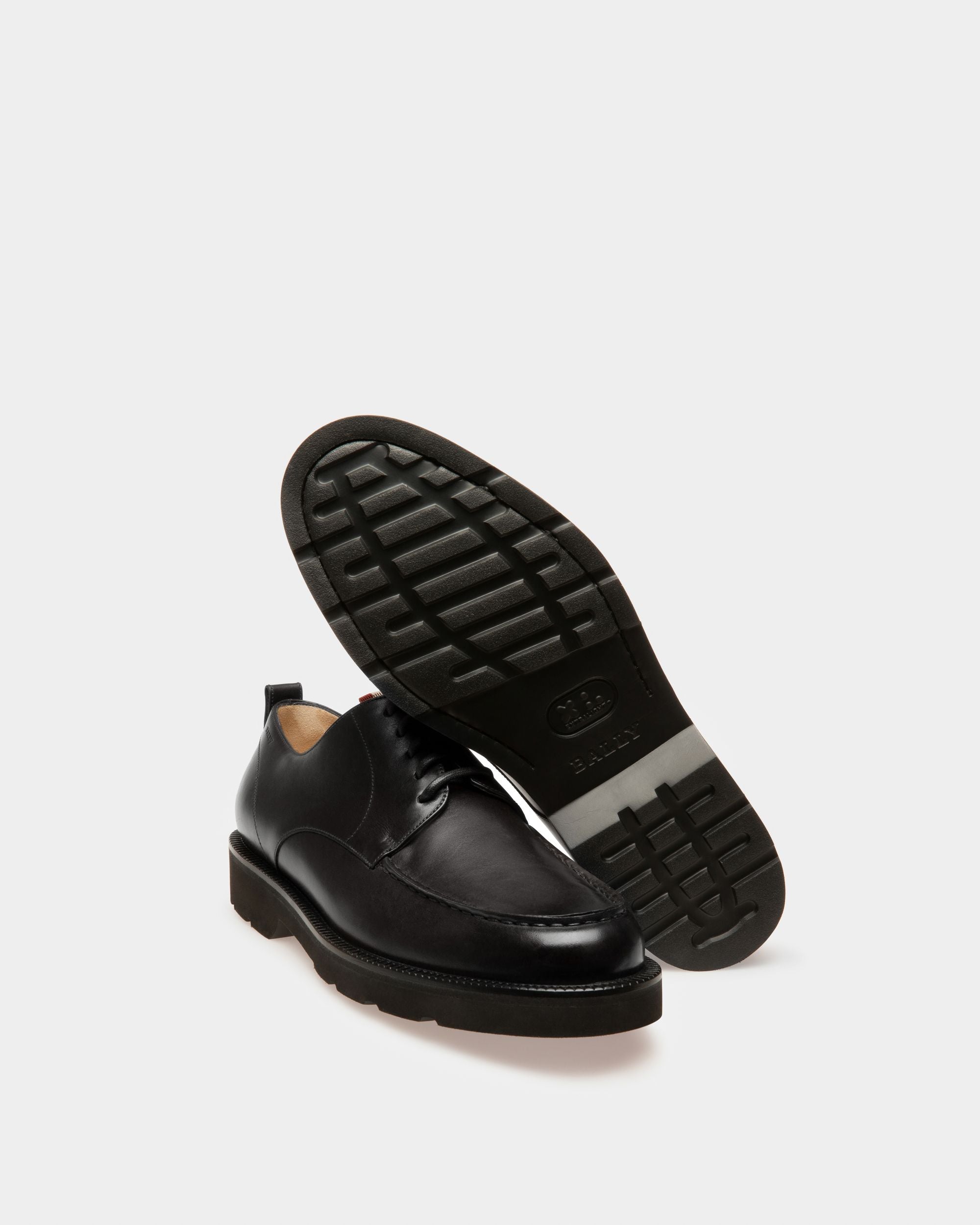 Norber Derbies En Cuir Noir - Homme - Bally - 04