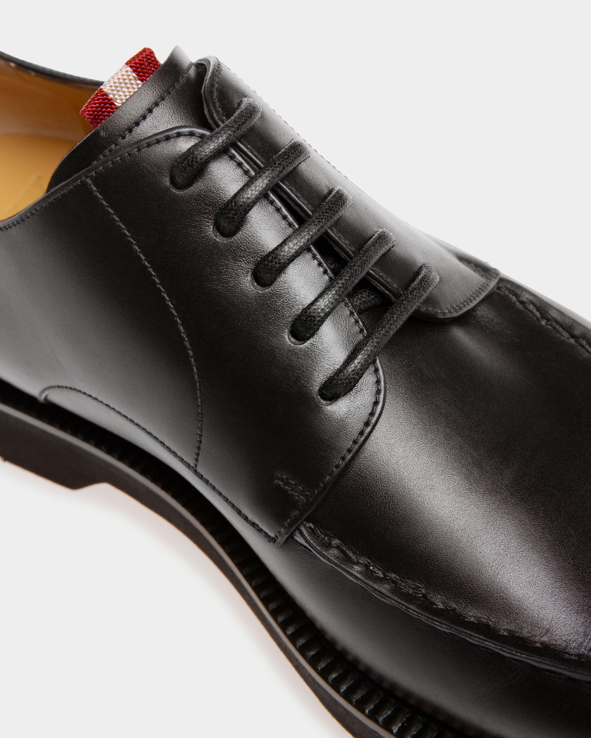 Norber Derbies En Cuir Noir - Homme - Bally - 05