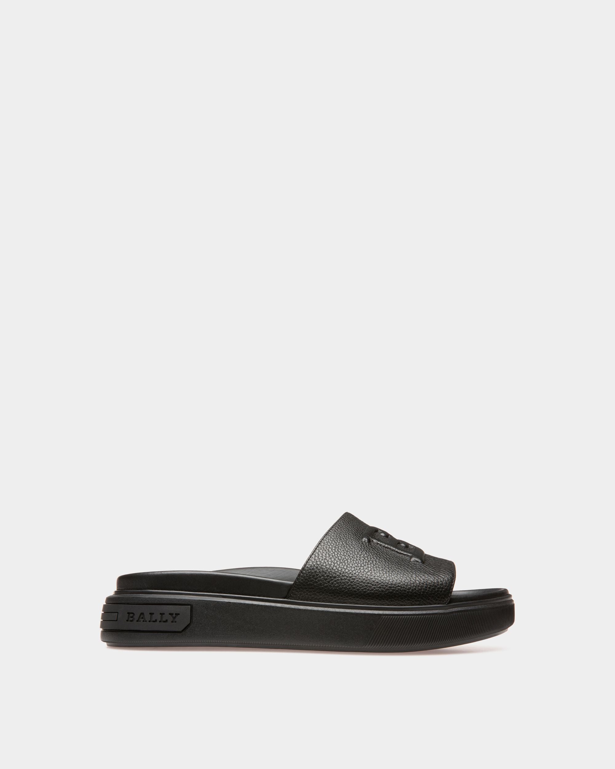 Jarmo Lederpantolette In Schwarz - Herren - Bally - 01