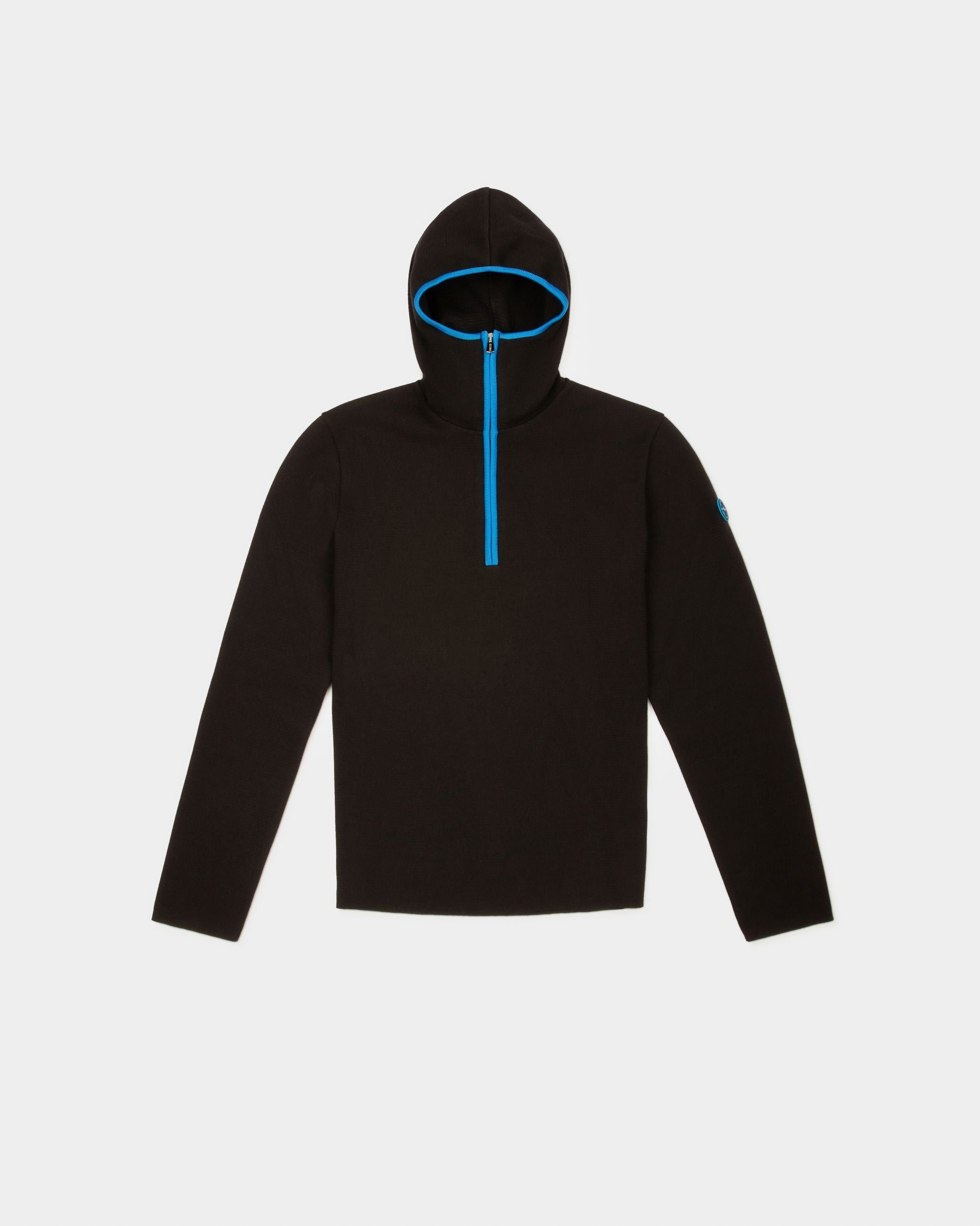 Merino Wool Blend Outerwear In Black - Men's - Bally - 01
