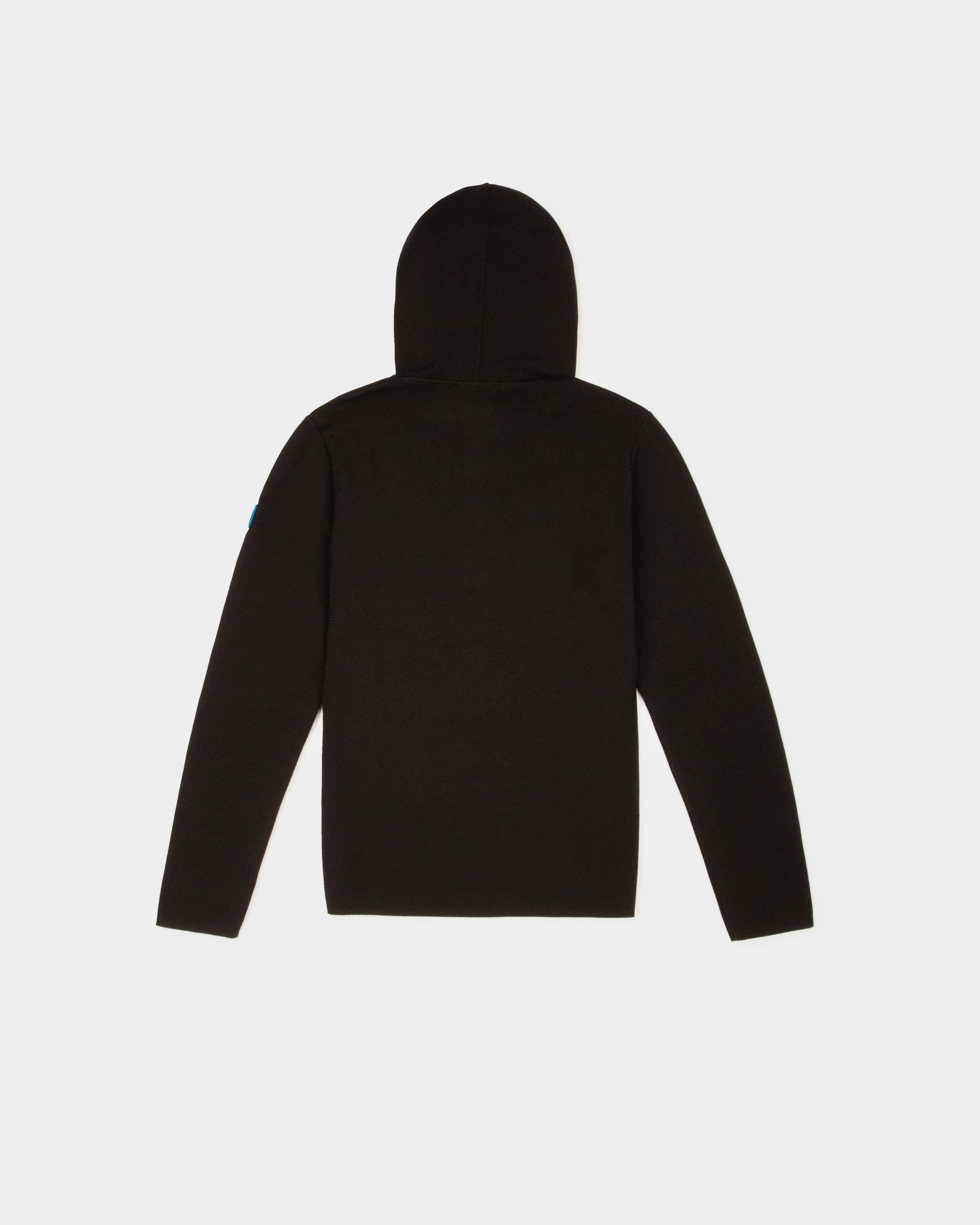 Merino Wool Blend Outerwear In Black - Femme - Bally - 02