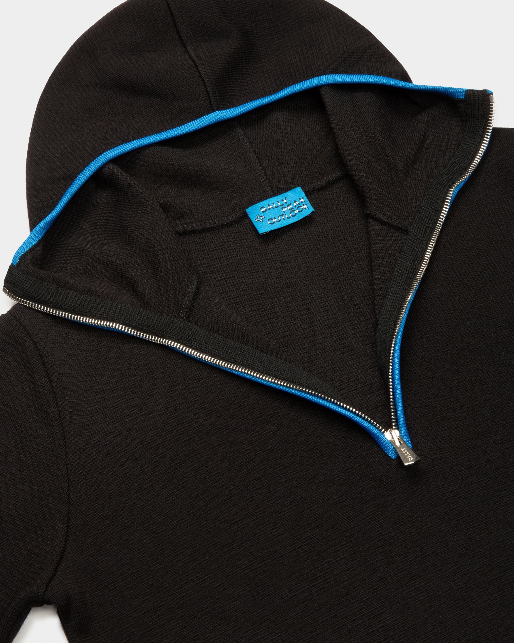 Merino Wool Blend Outerwear In Black - Femme - Bally - 03