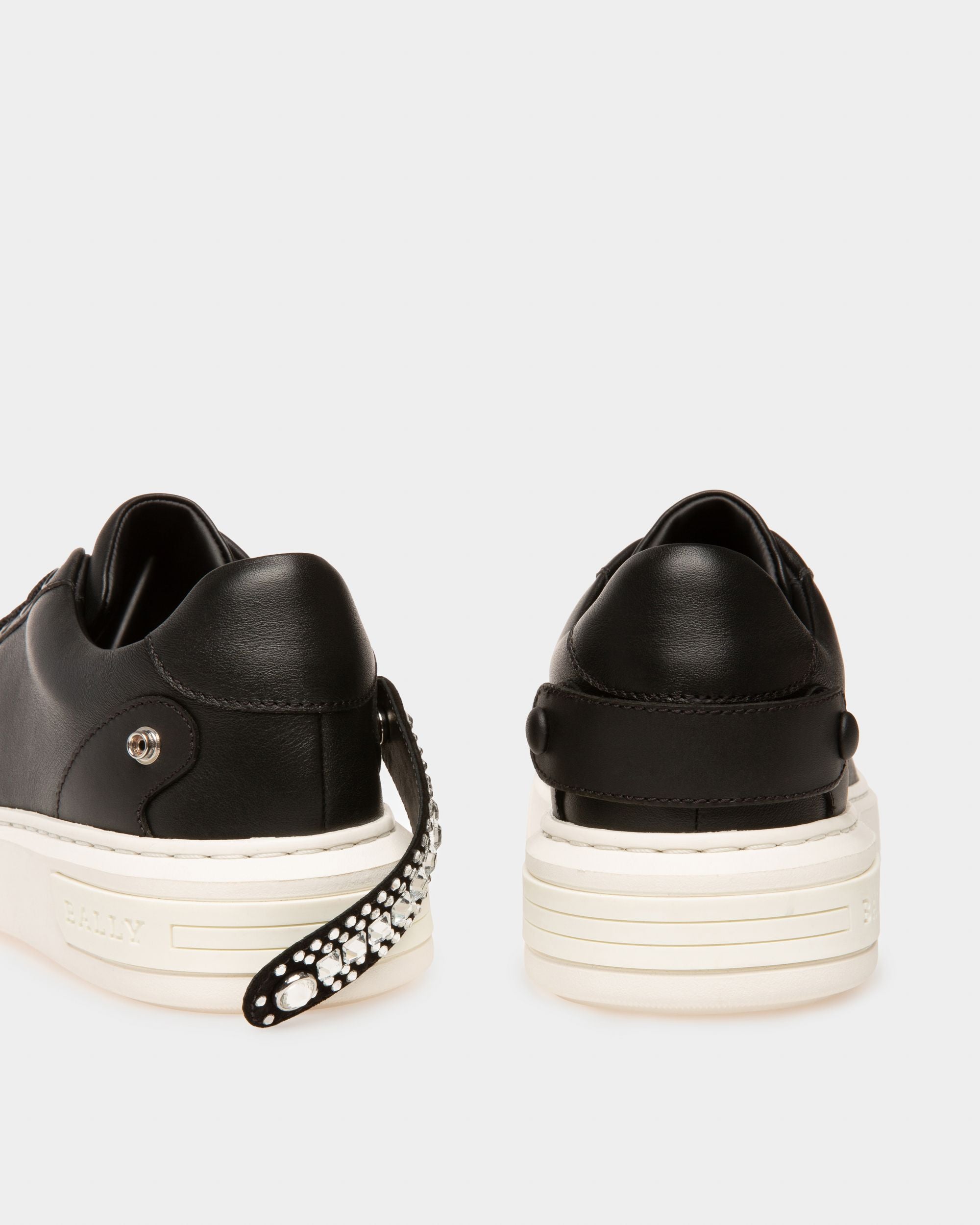 Malya Sneaker Aus Schwarzem Leder - Damen - Bally - 10