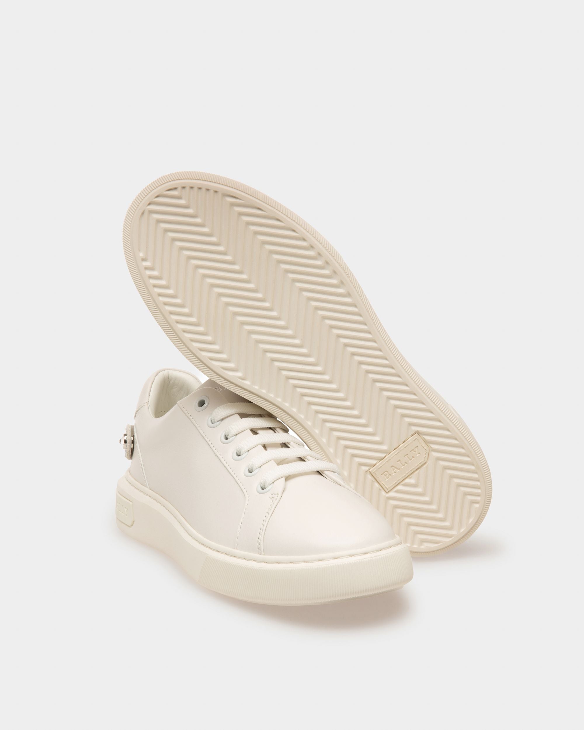 Malya Sneakers En Cuir Blanc - Femme - Bally - 05