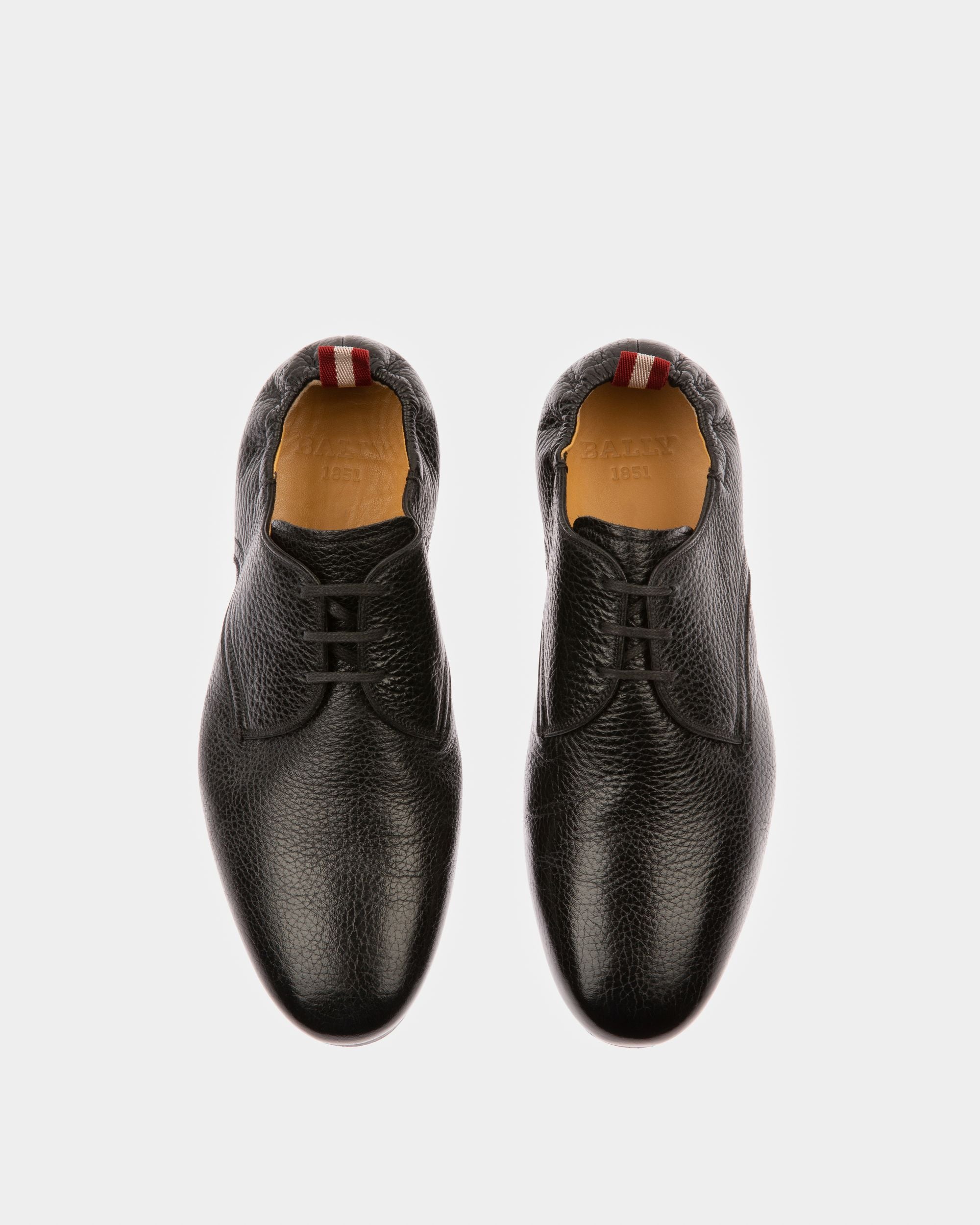 Plizard Derbies En Cuir Noir - Homme - Bally - 02