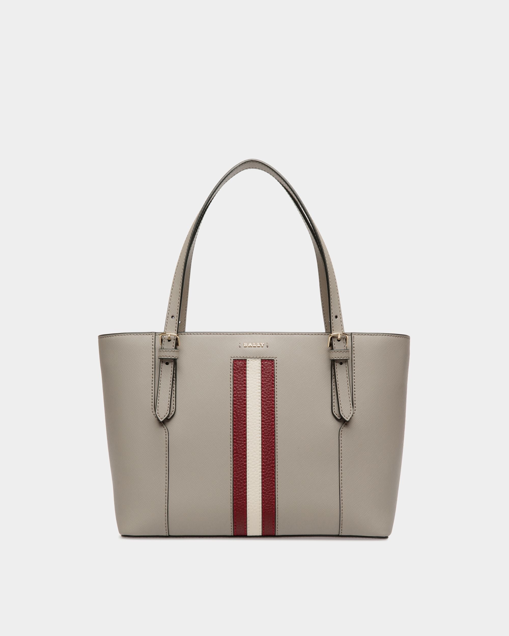 Tote In Grey Bovine Split - Women's - Bally - 01