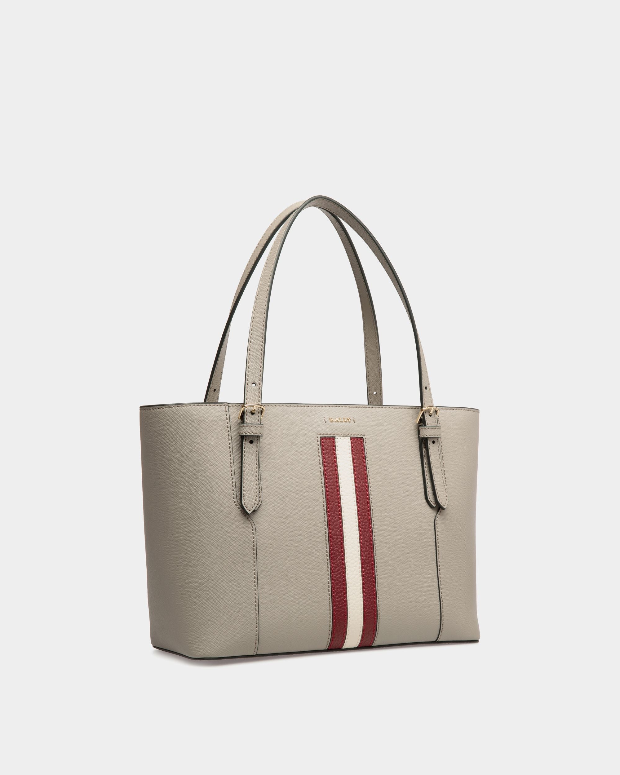 Tote In Grey Bovine Split - Women's - Bally - 03