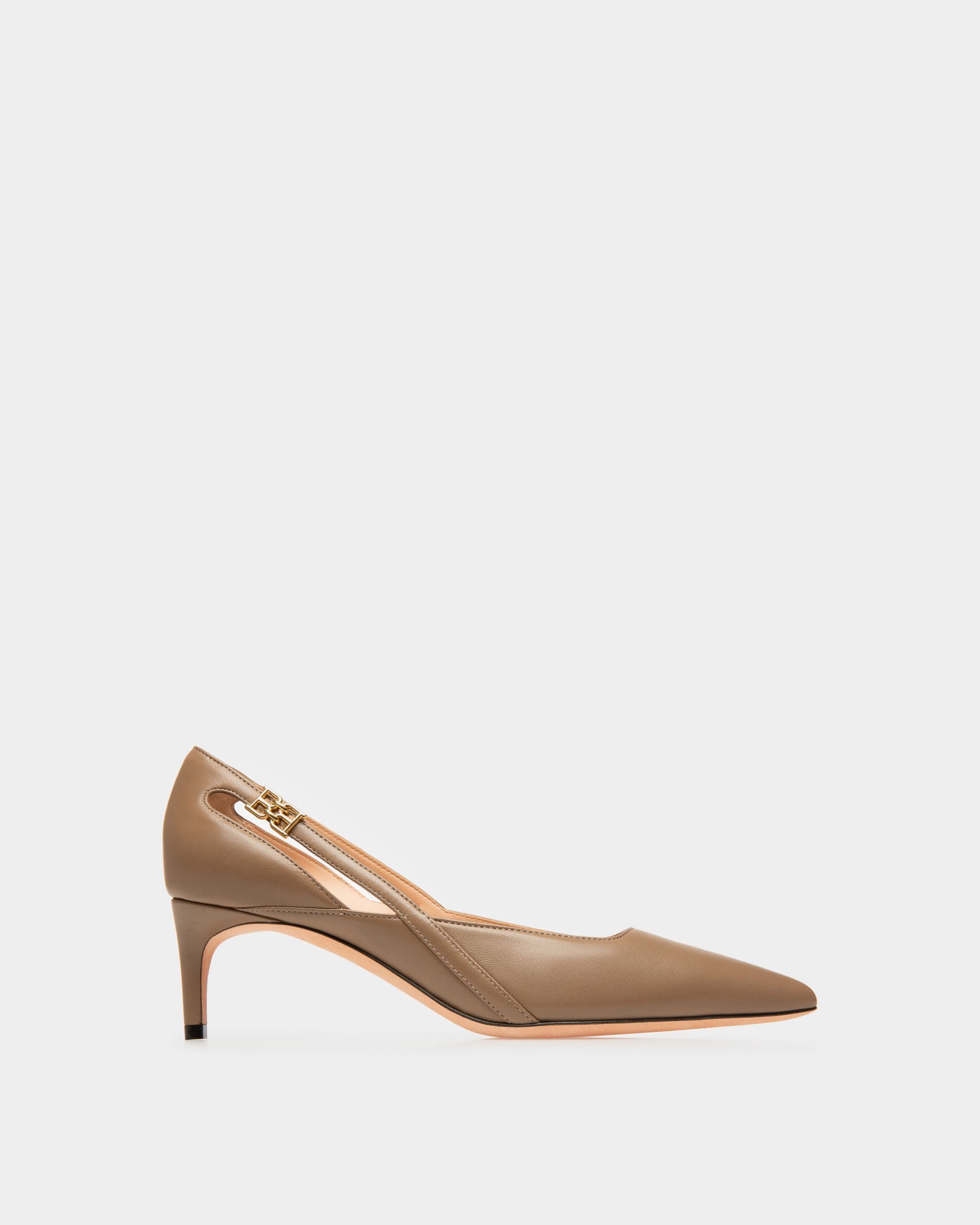 Elsa Pumps Aus Taupefarbenem Leder - Damen - Bally - 01