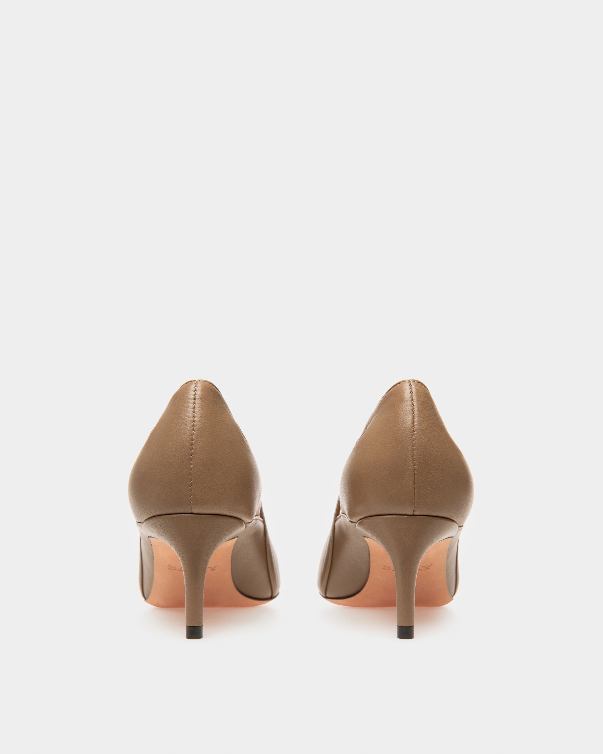 Elsa Pumps Aus Taupefarbenem Leder - Damen - Bally - 03